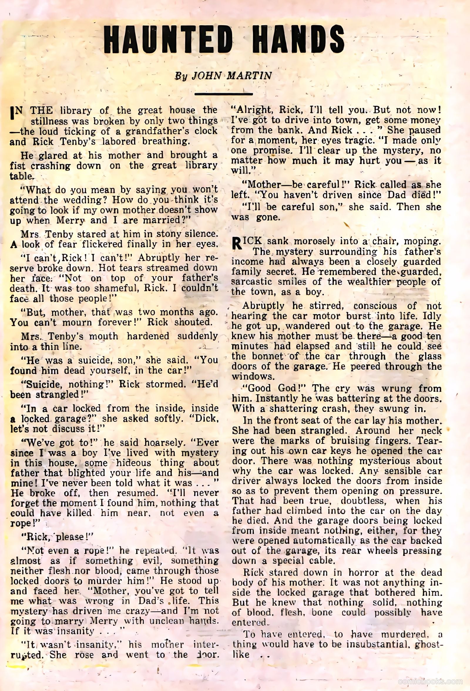 Strange Mysteries #14 (1953) — page 18