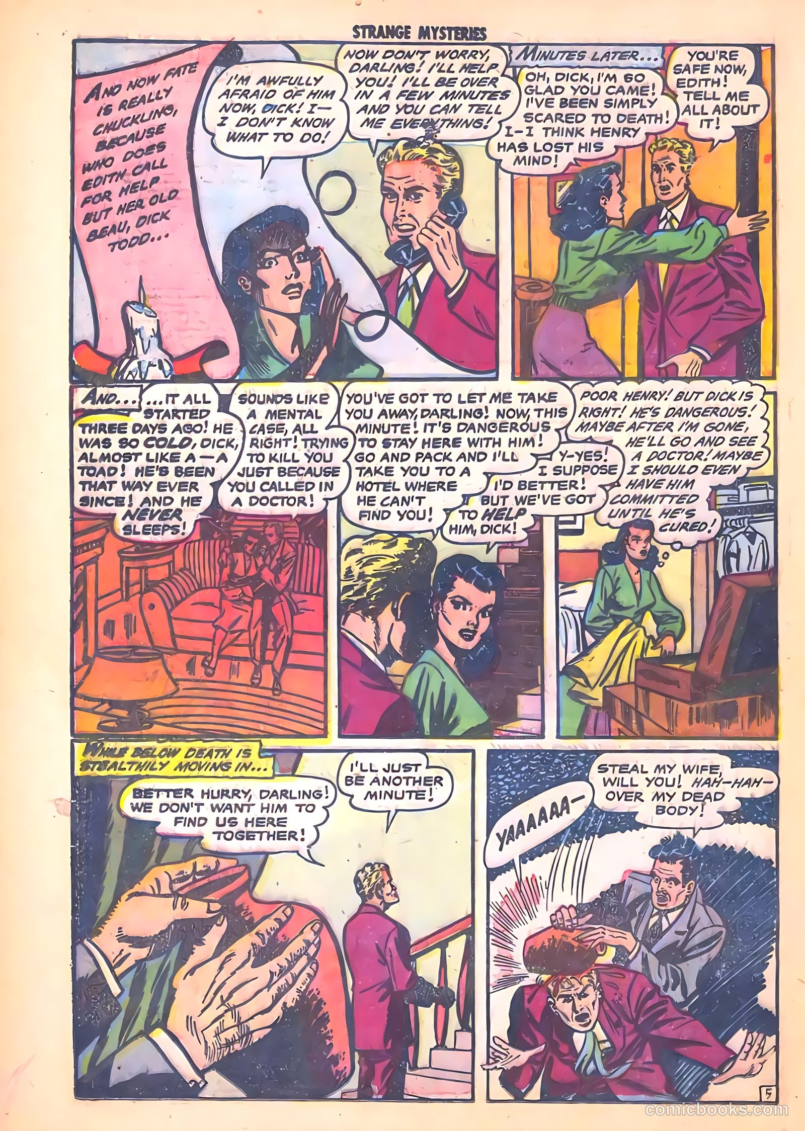 Strange Mysteries #15 (1954) — page 24