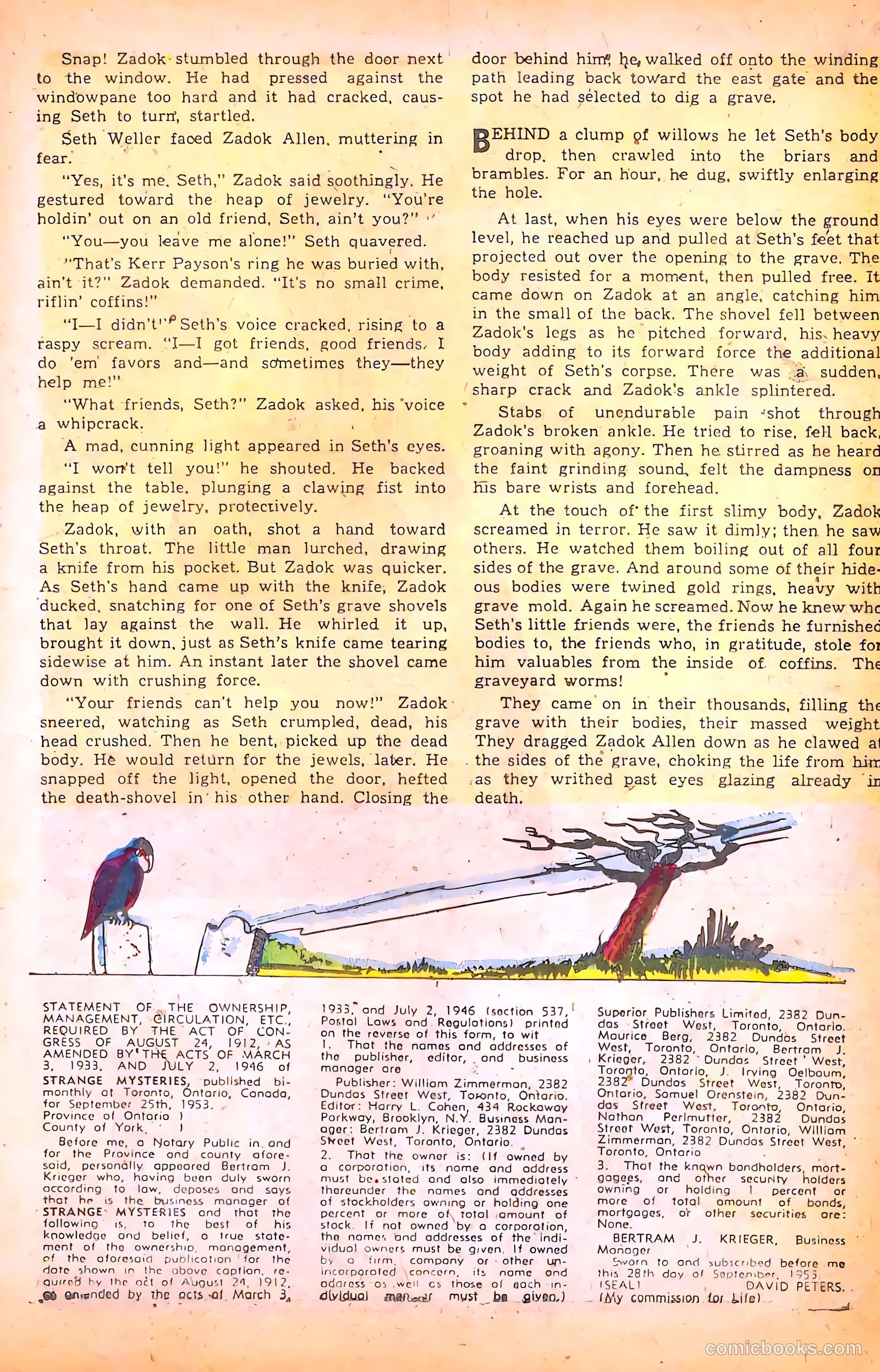 Strange Mysteries #16 (1954) — page 19