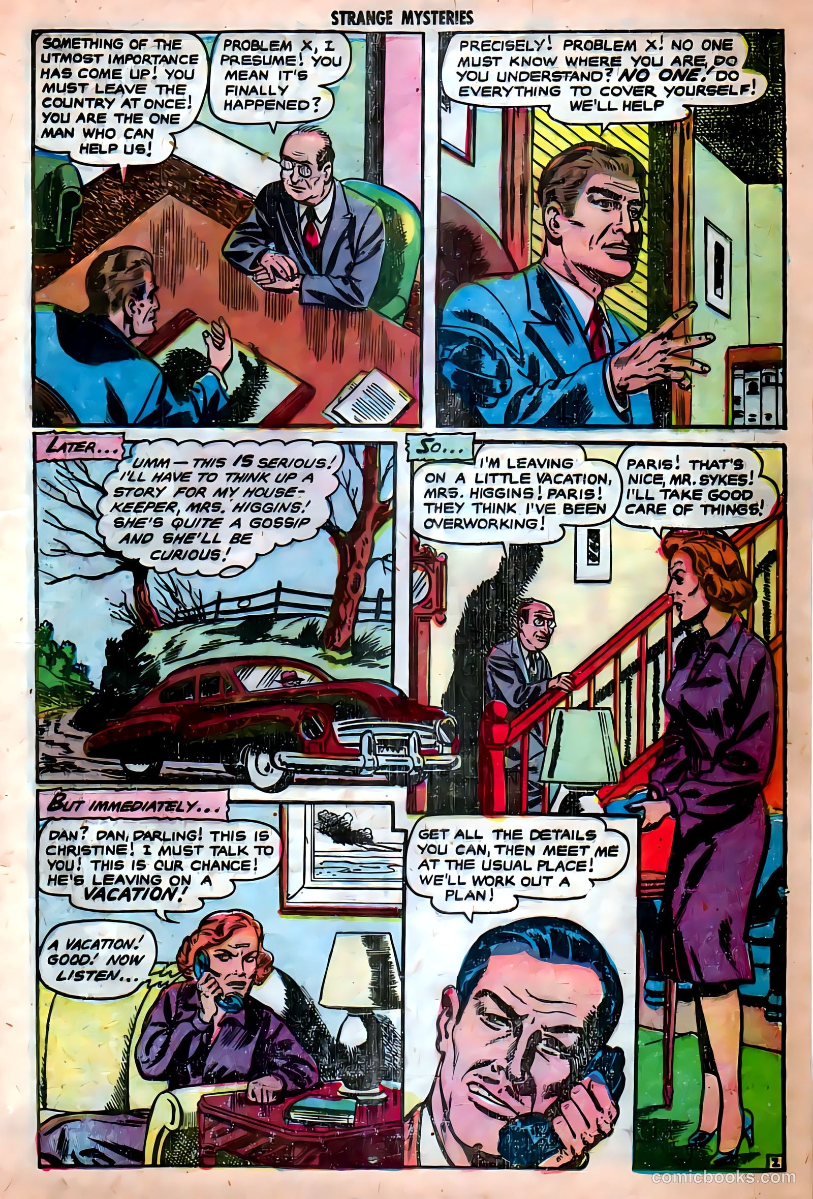 Strange Mysteries #16 (1954) — page 21