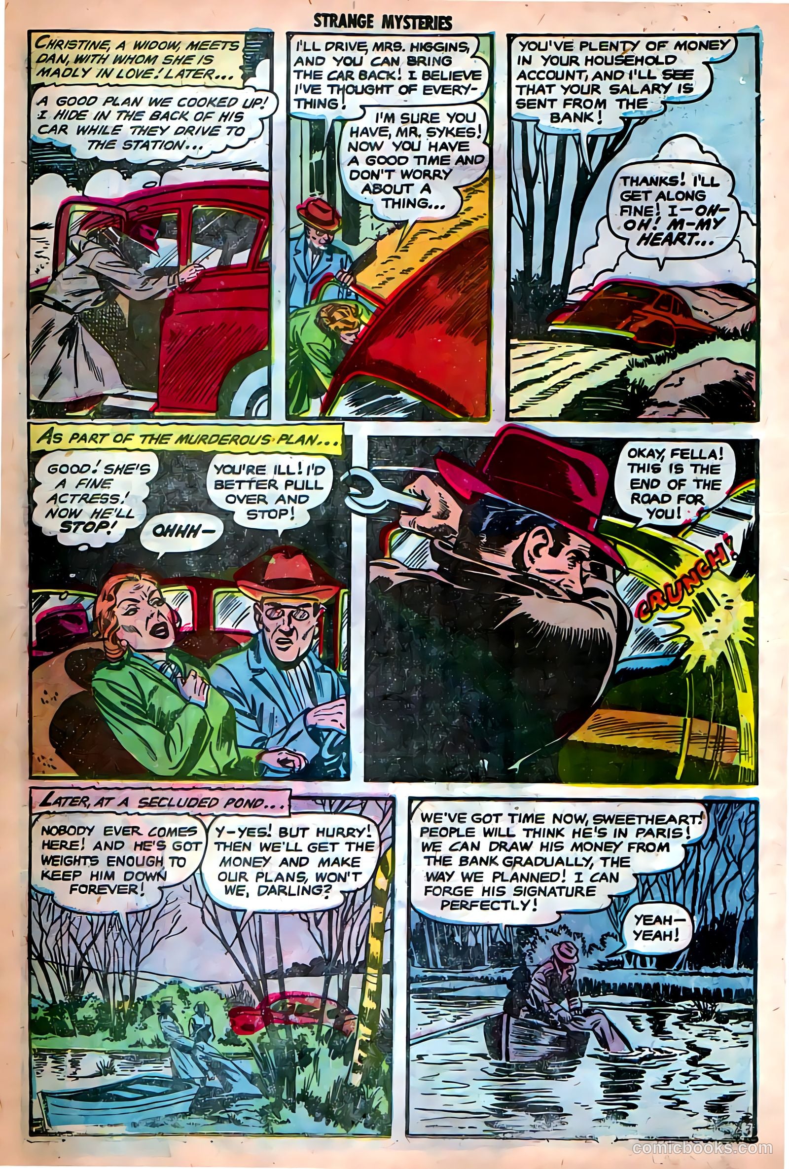 Strange Mysteries #16 (1954) — page 22