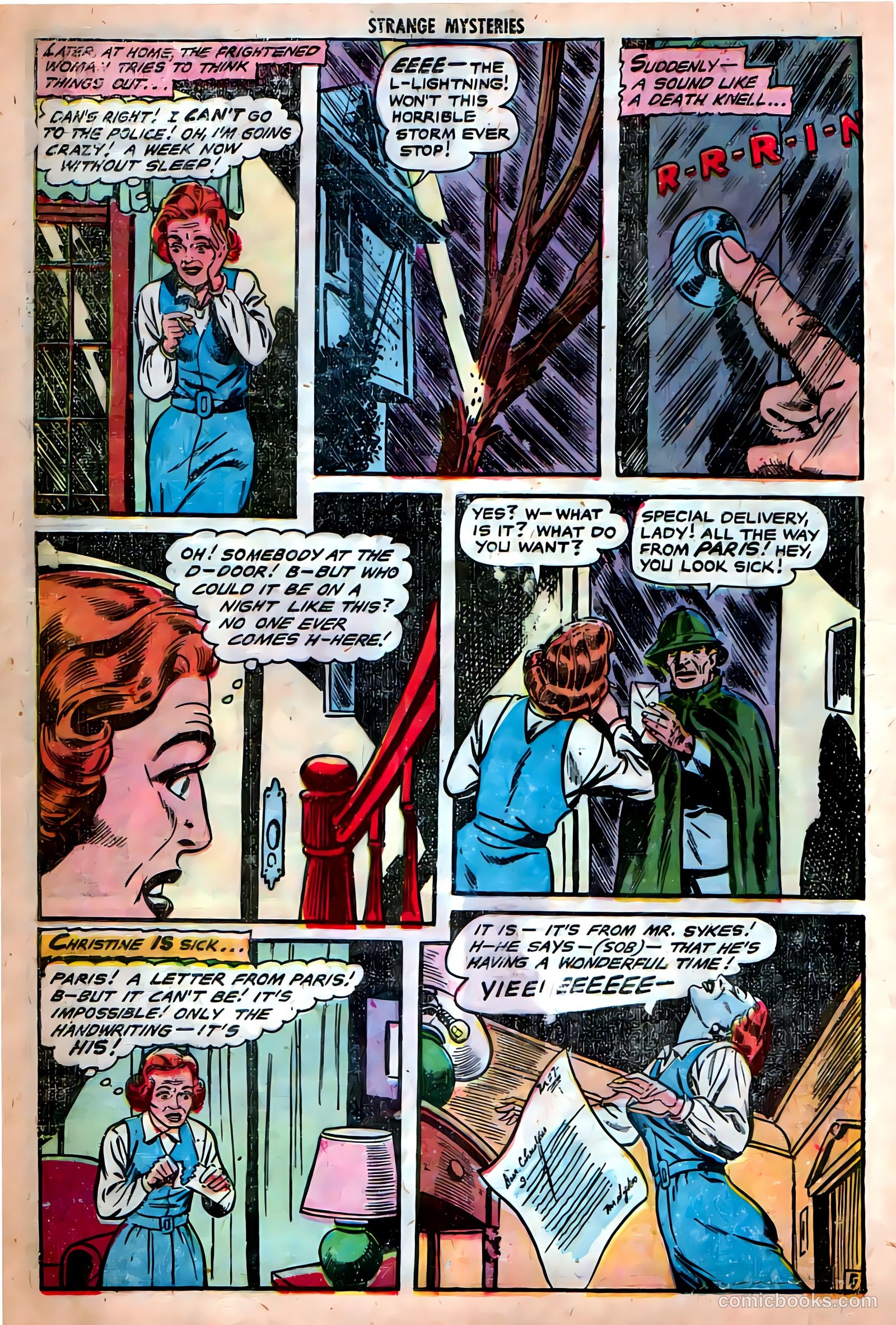 Strange Mysteries #16 (1954) — page 24