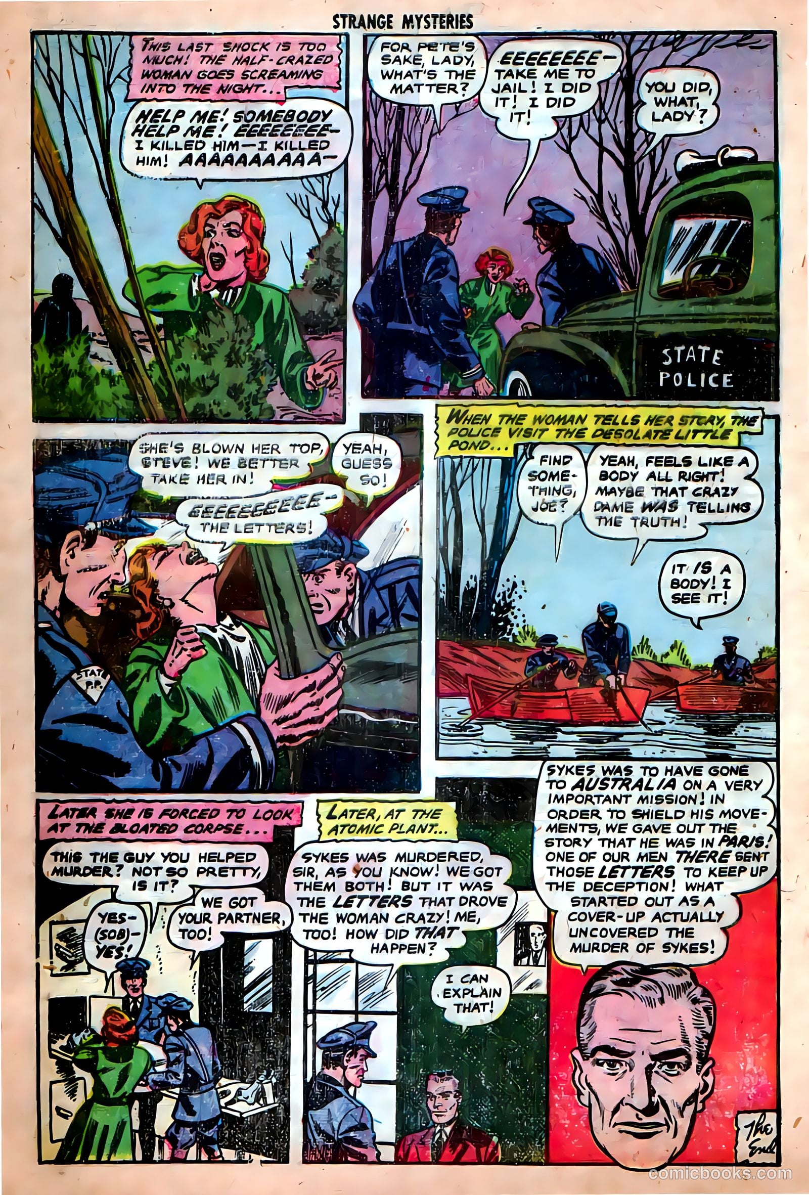 Strange Mysteries #16 (1954) — page 28