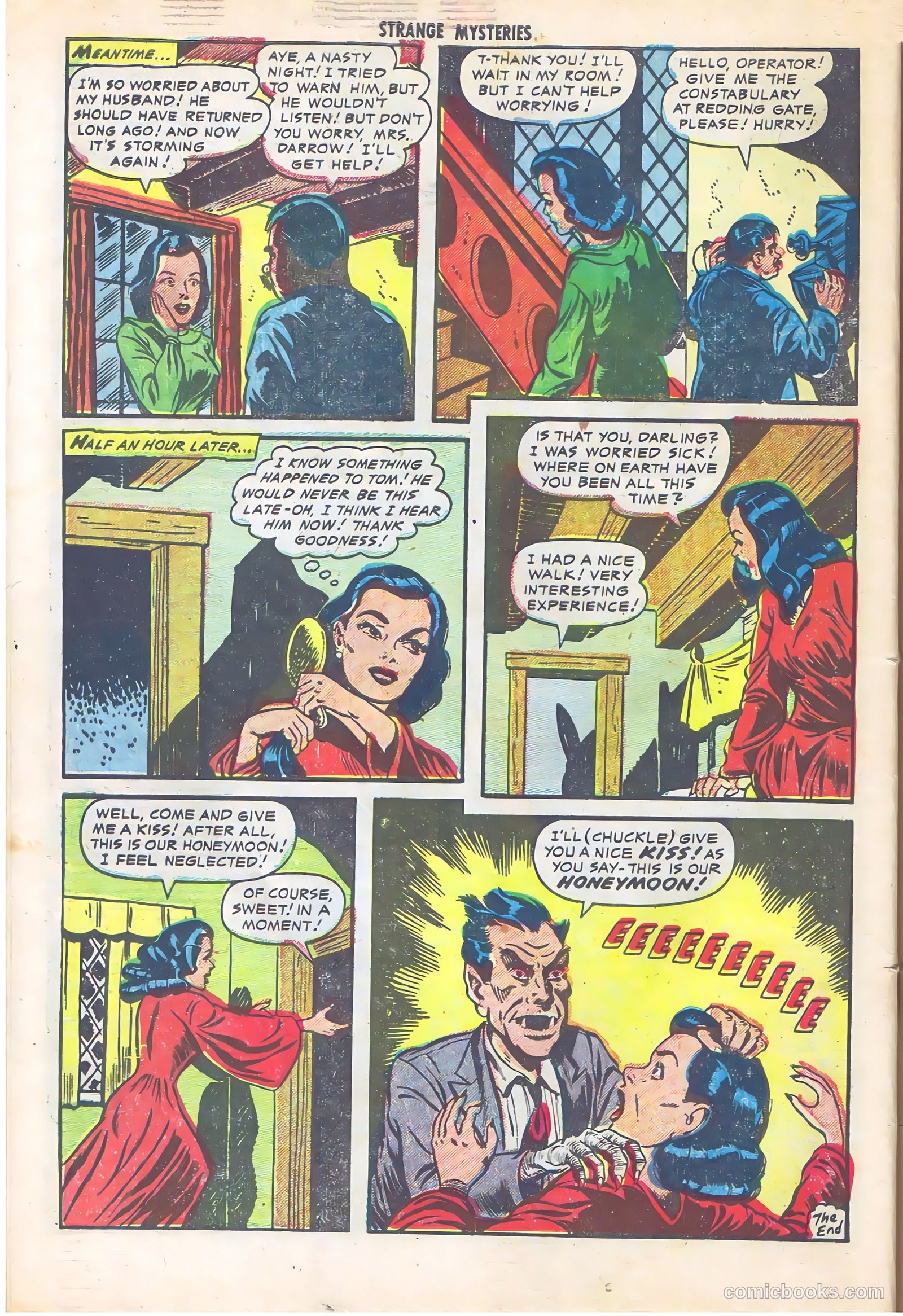 Strange Mysteries #17 (1954) — page 24 of 25