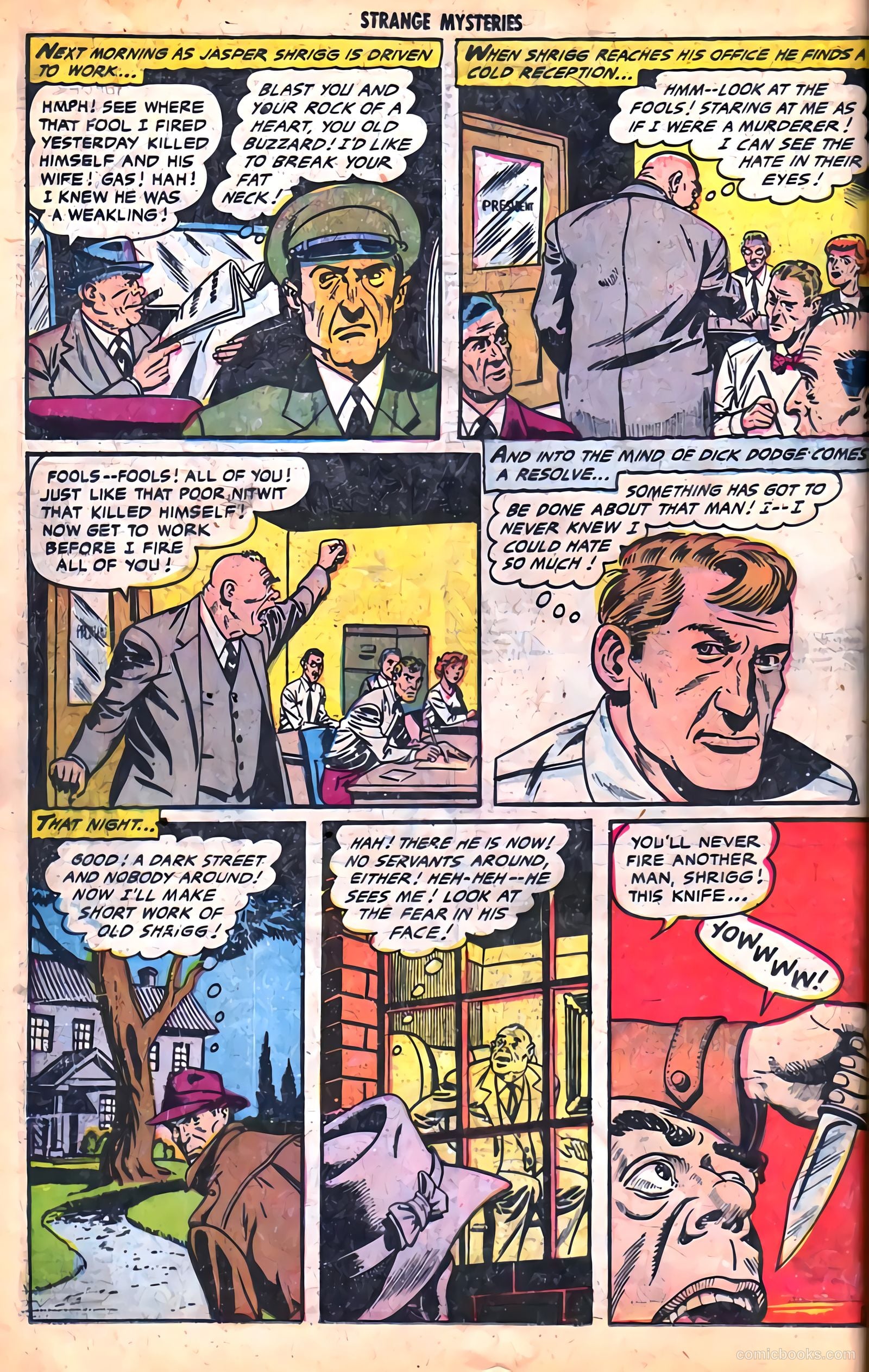 Strange Mysteries #18 (1954) — page 14