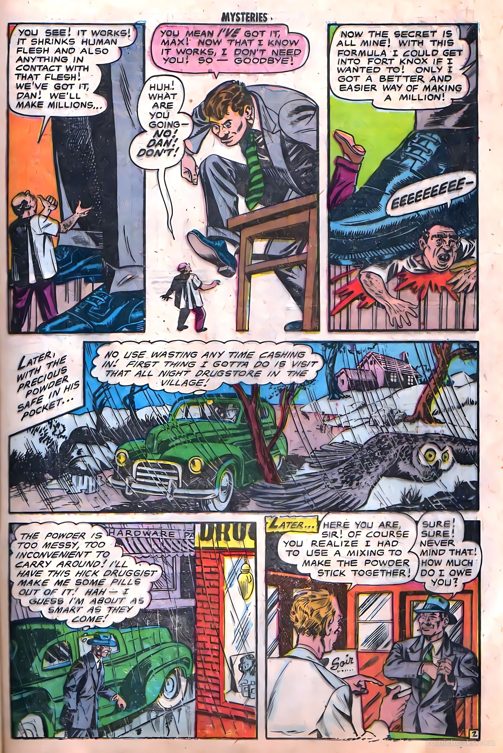 Strange Mysteries #3 (1953) — page 21