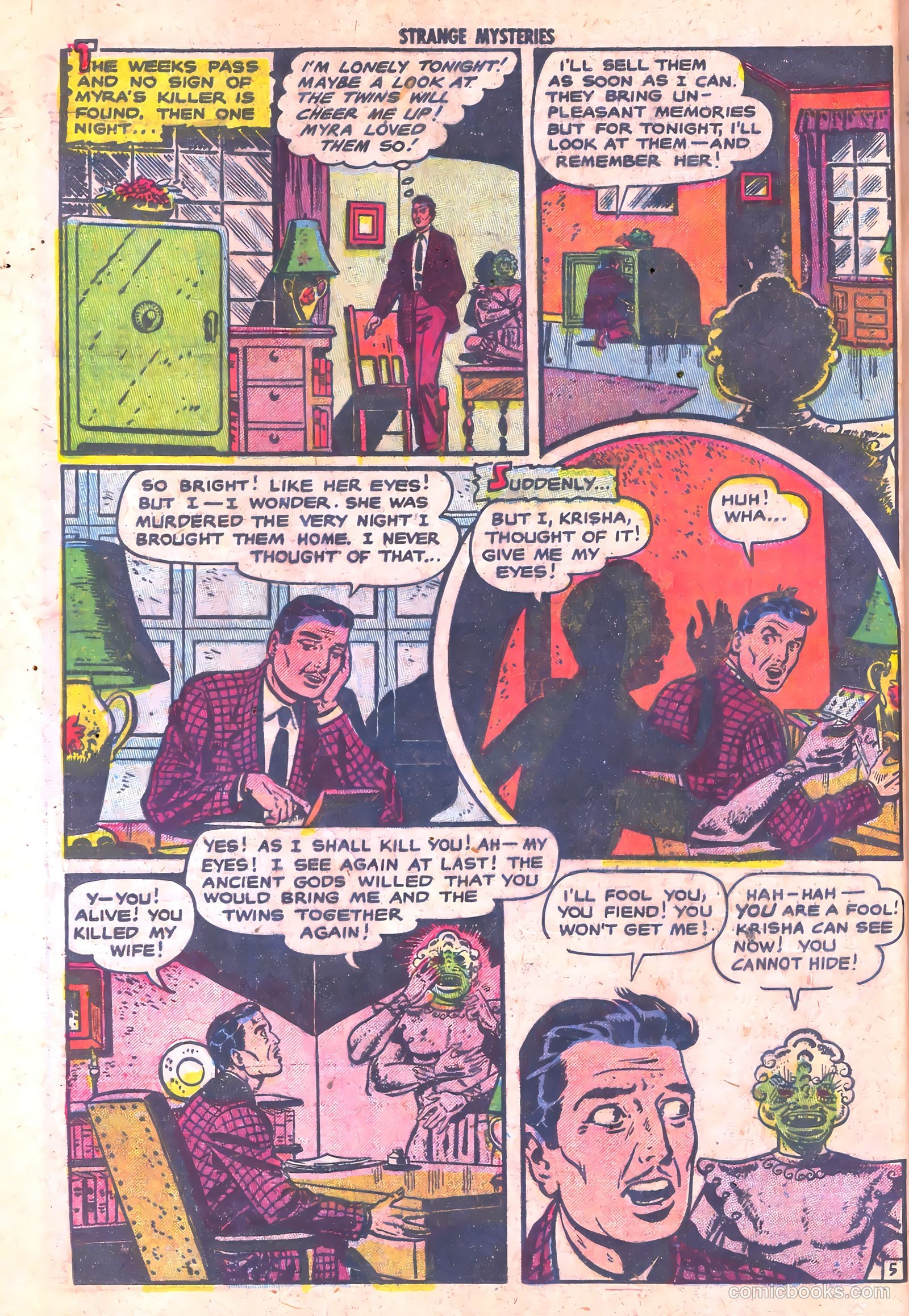 Strange Mysteries #5 (1954) — page 24