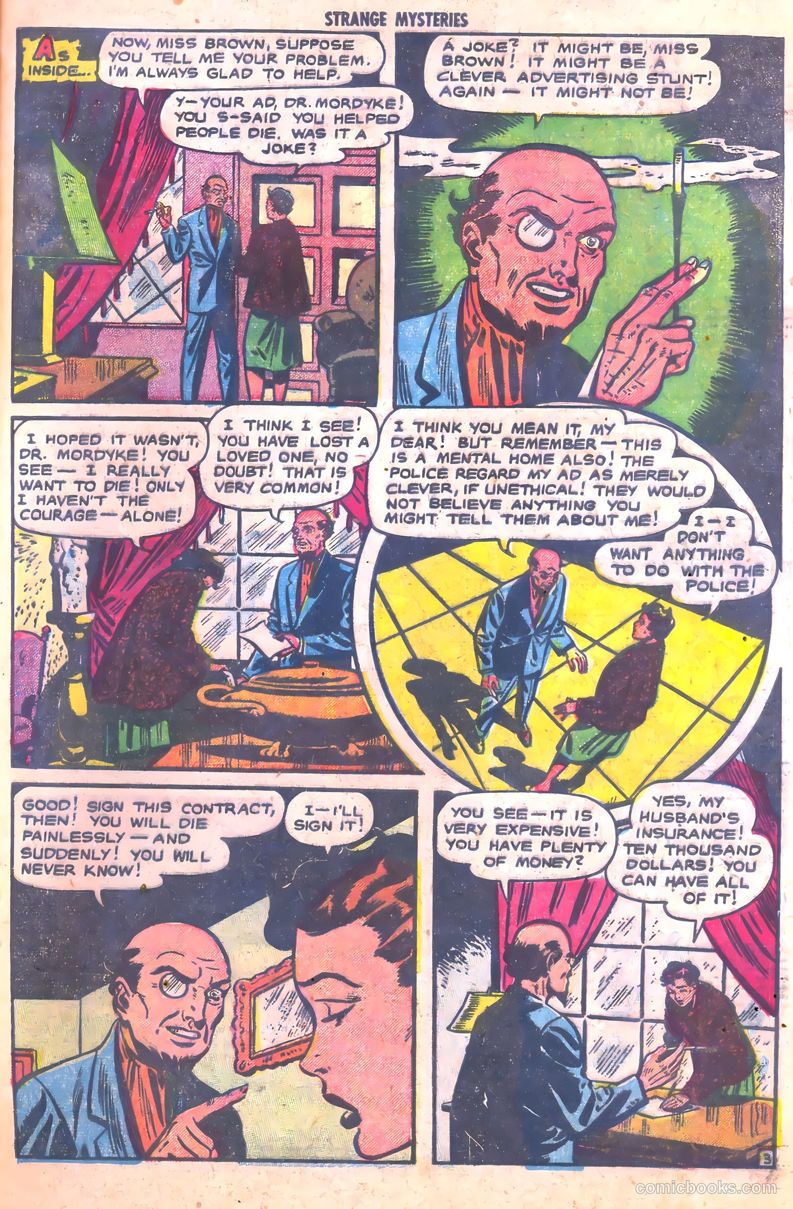 Strange Mysteries #5 (1954) — page 29