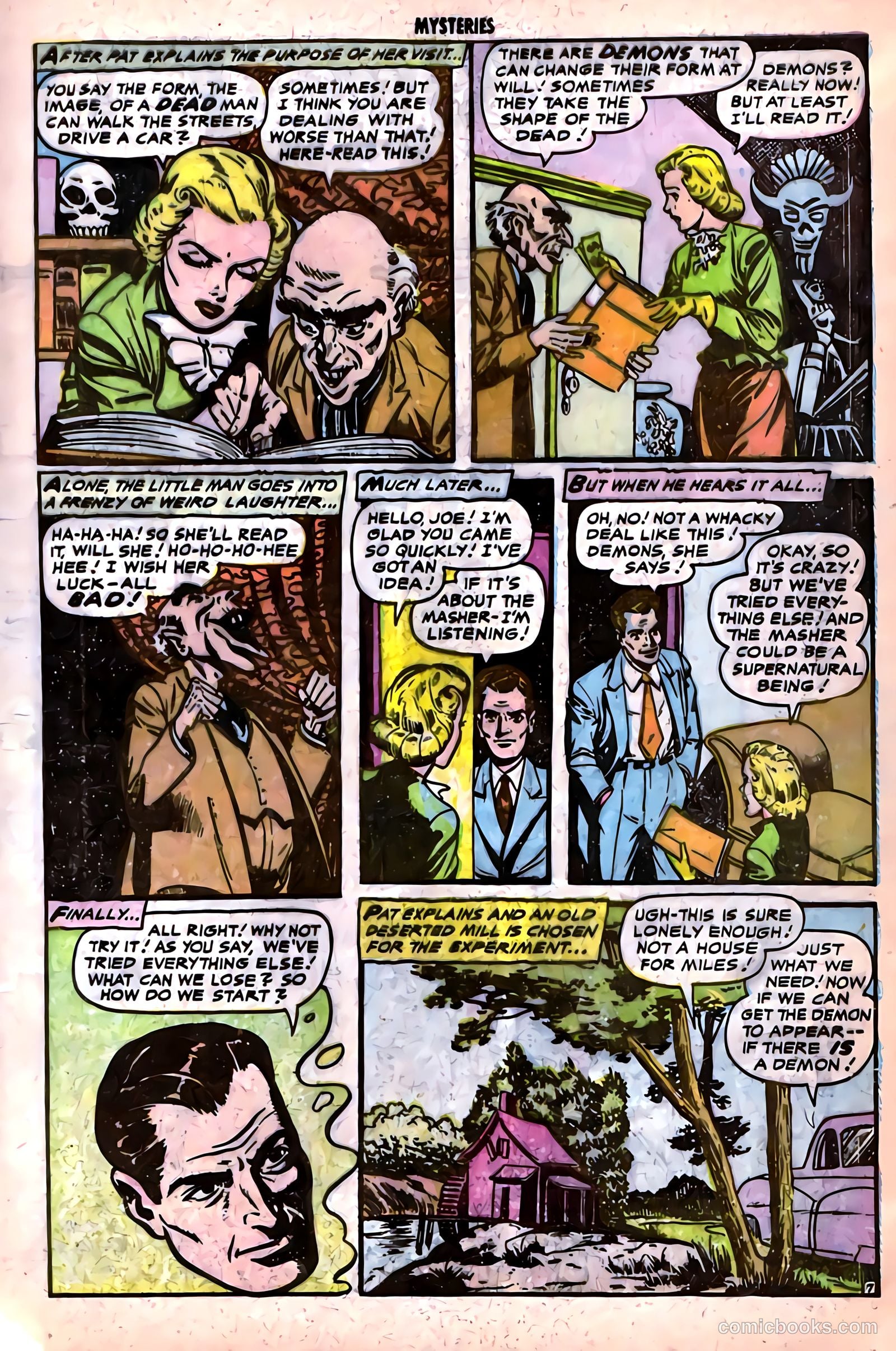 Strange Mysteries #7 (1954) — page 9