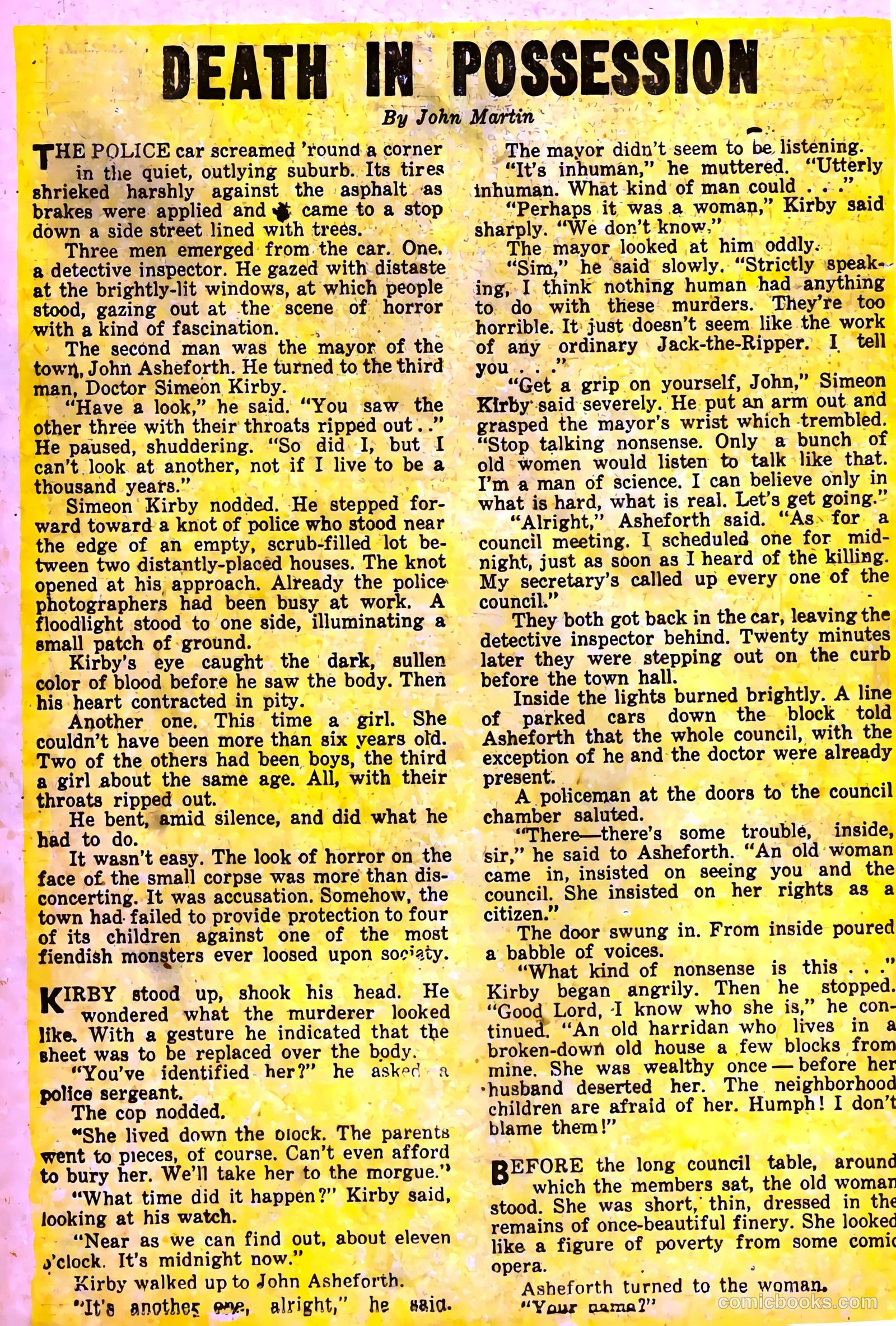 Strange Mysteries #7 (1954) — page 18