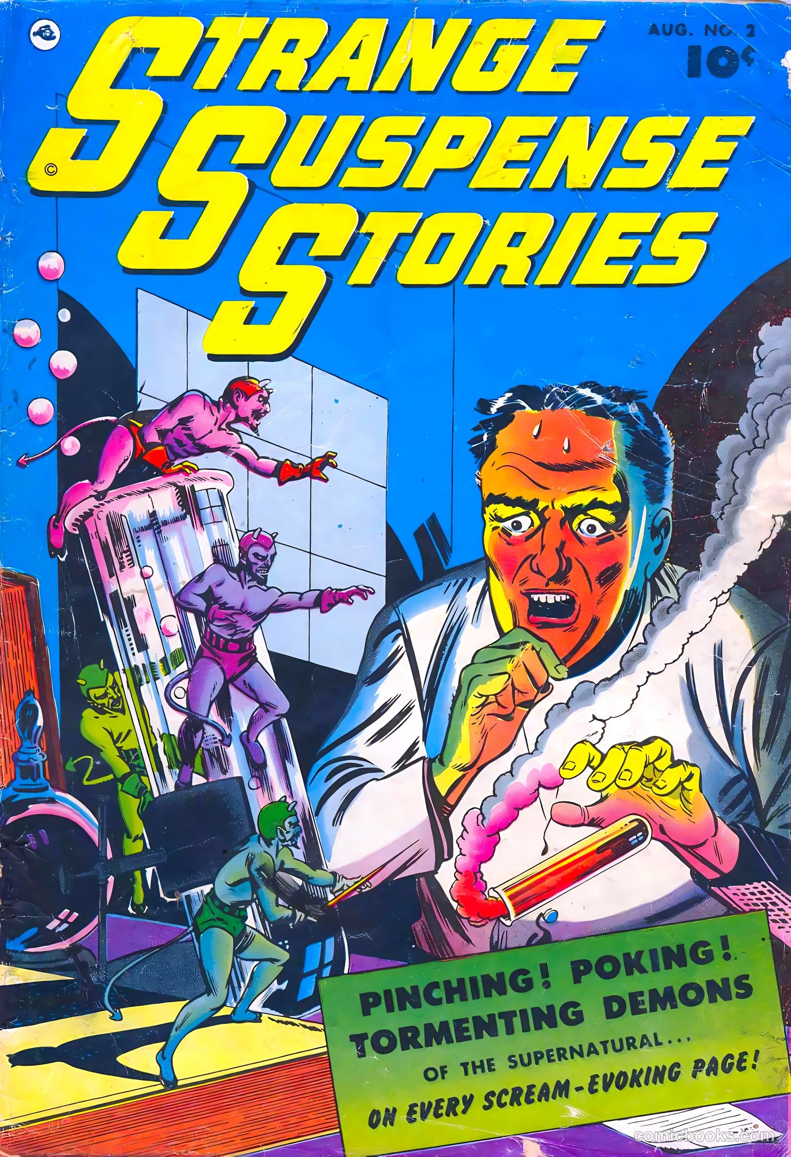 Strange Suspense Stories #2 (1952, Fawcett) — page 1 of 36
