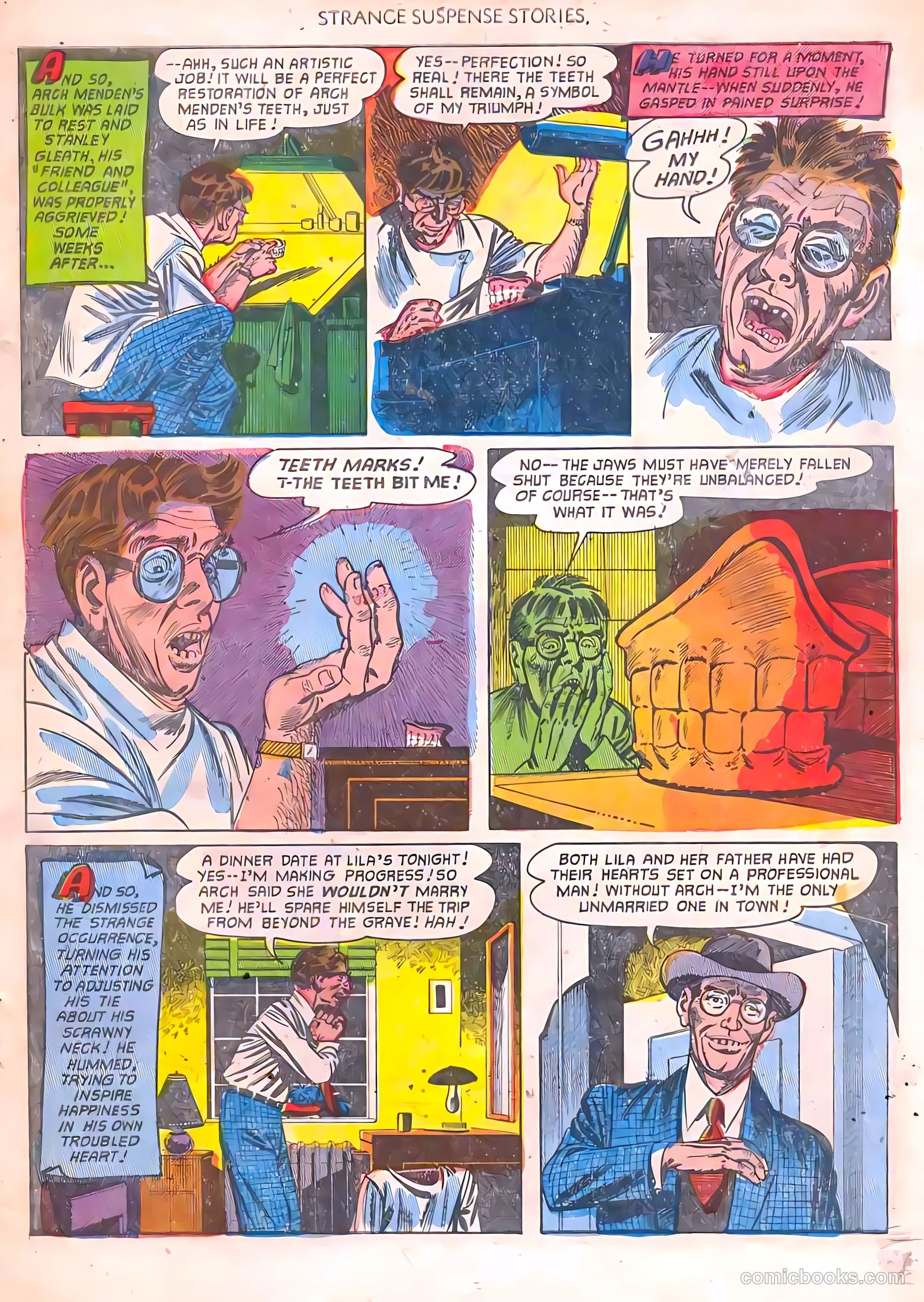 Strange Suspense Stories #2 (1952, Fawcett) — page 7 of 36