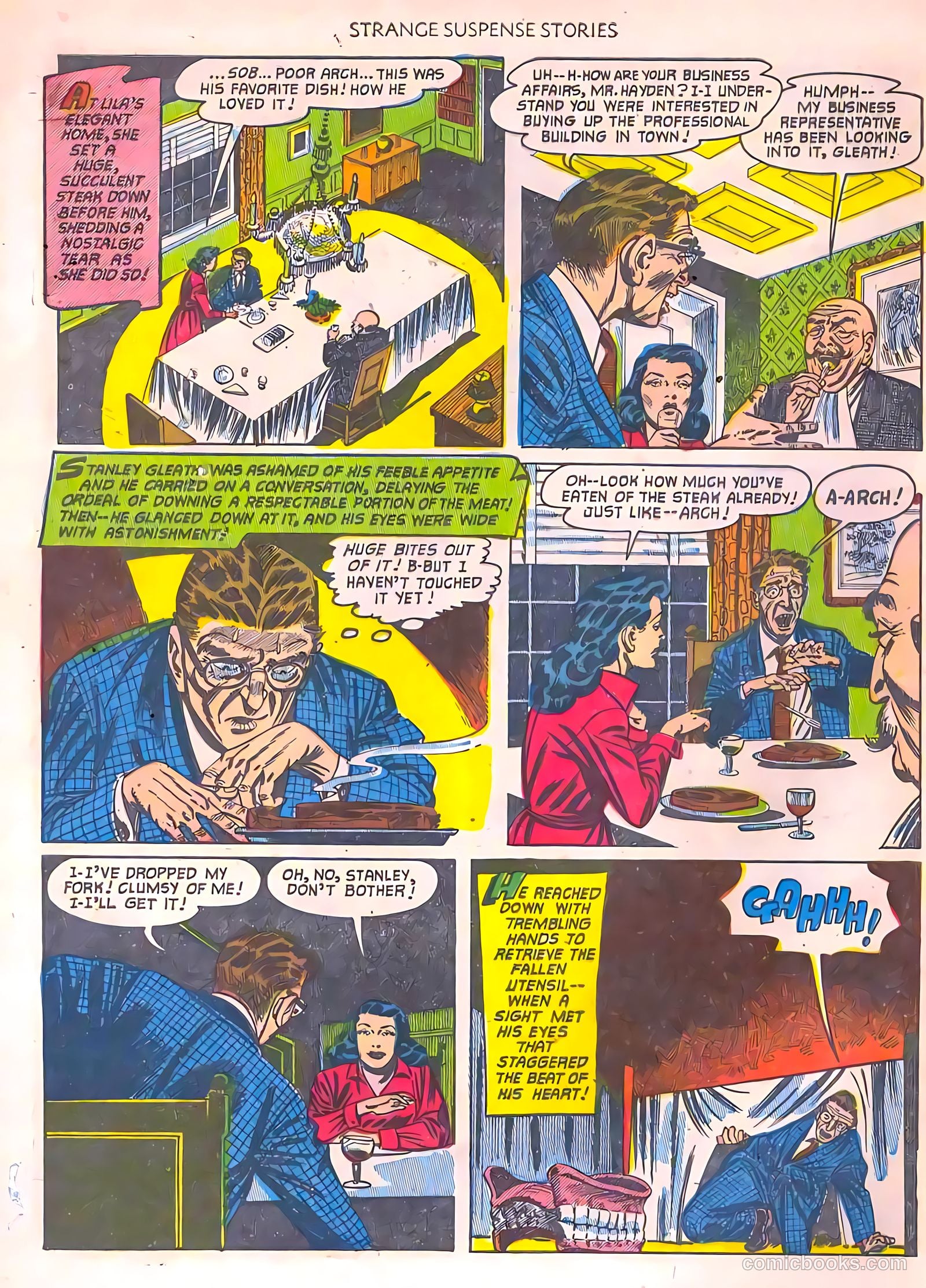 Strange Suspense Stories #2 (1952, Fawcett) — page 8 of 36