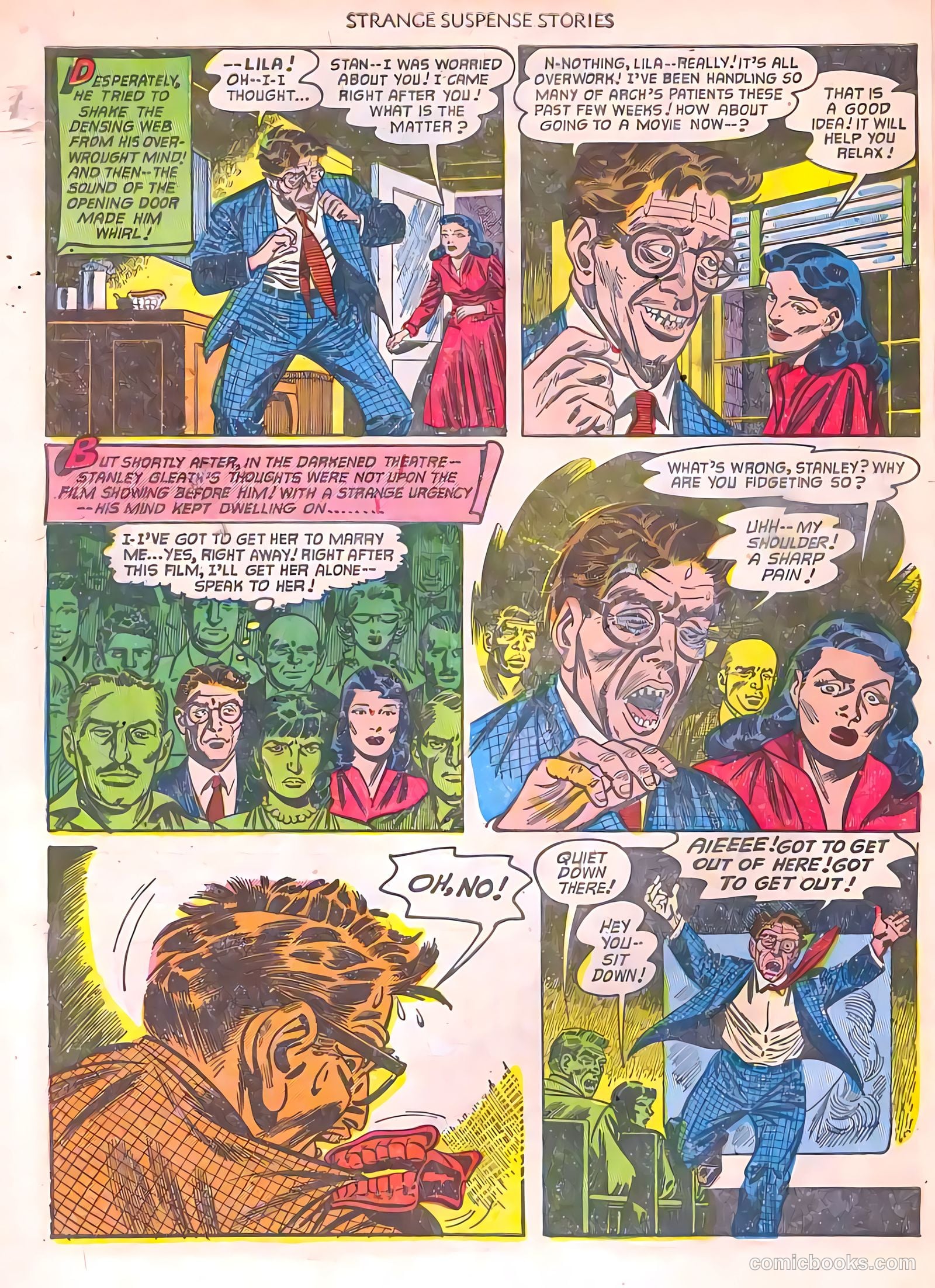 Strange Suspense Stories #2 (1952, Fawcett) — page 10 of 36