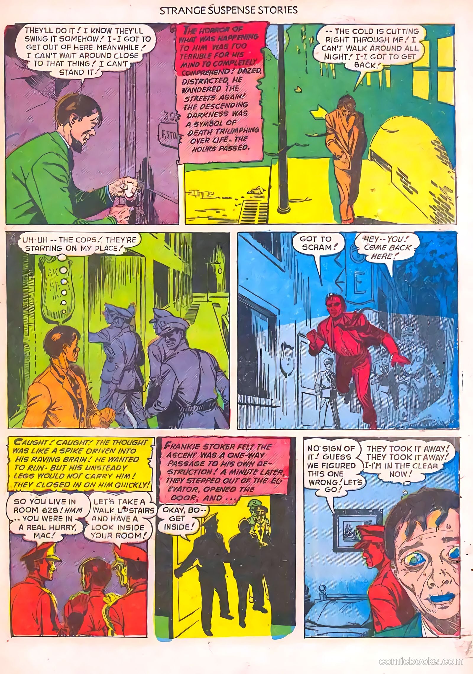 Strange Suspense Stories #2 (1952, Fawcett) — page 21 of 36