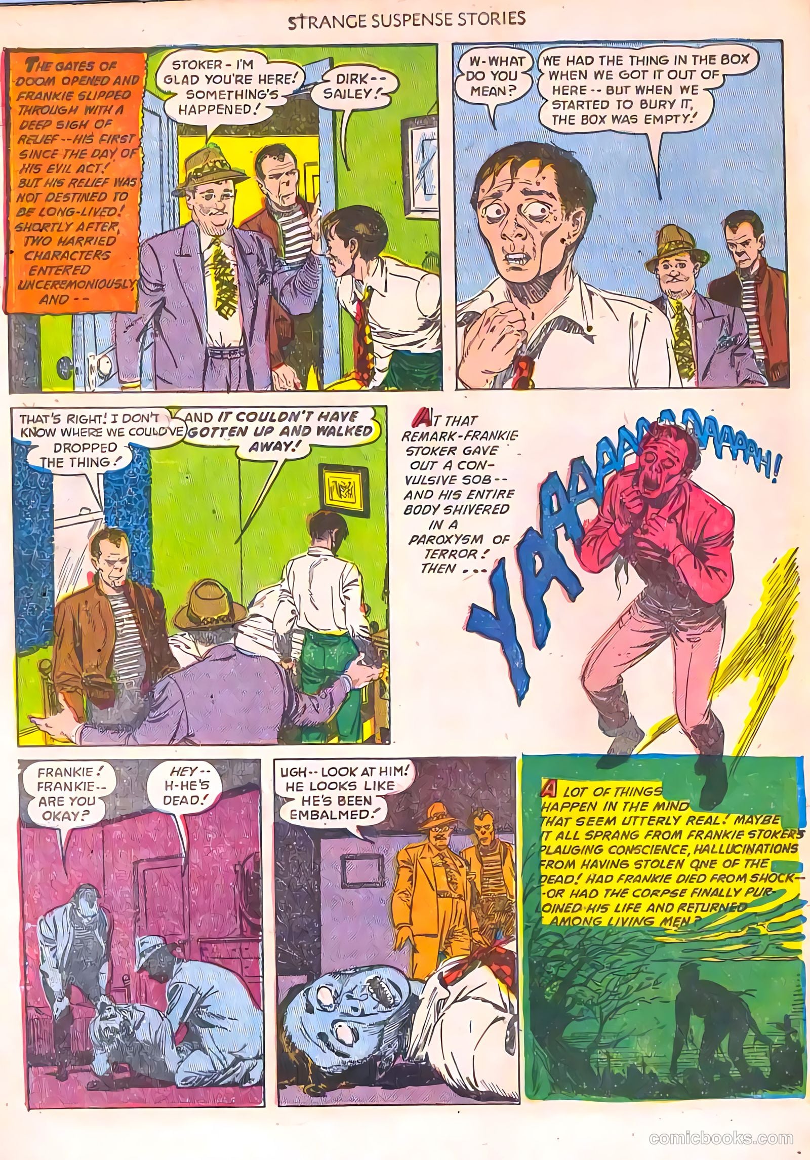 Strange Suspense Stories #2 (1952, Fawcett) — page 22 of 36