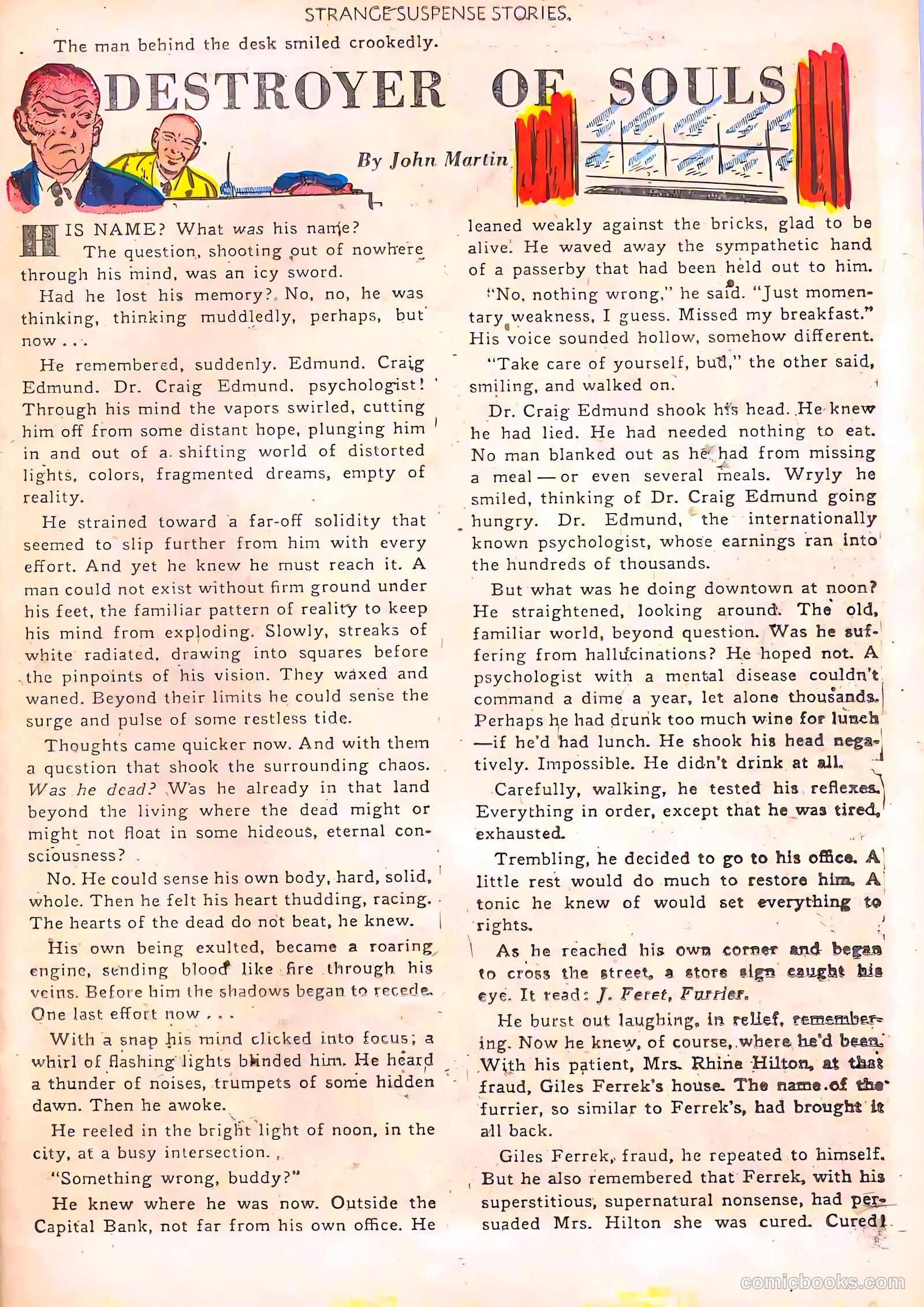 Strange Suspense Stories #2 (1952, Fawcett) — page 23 of 36