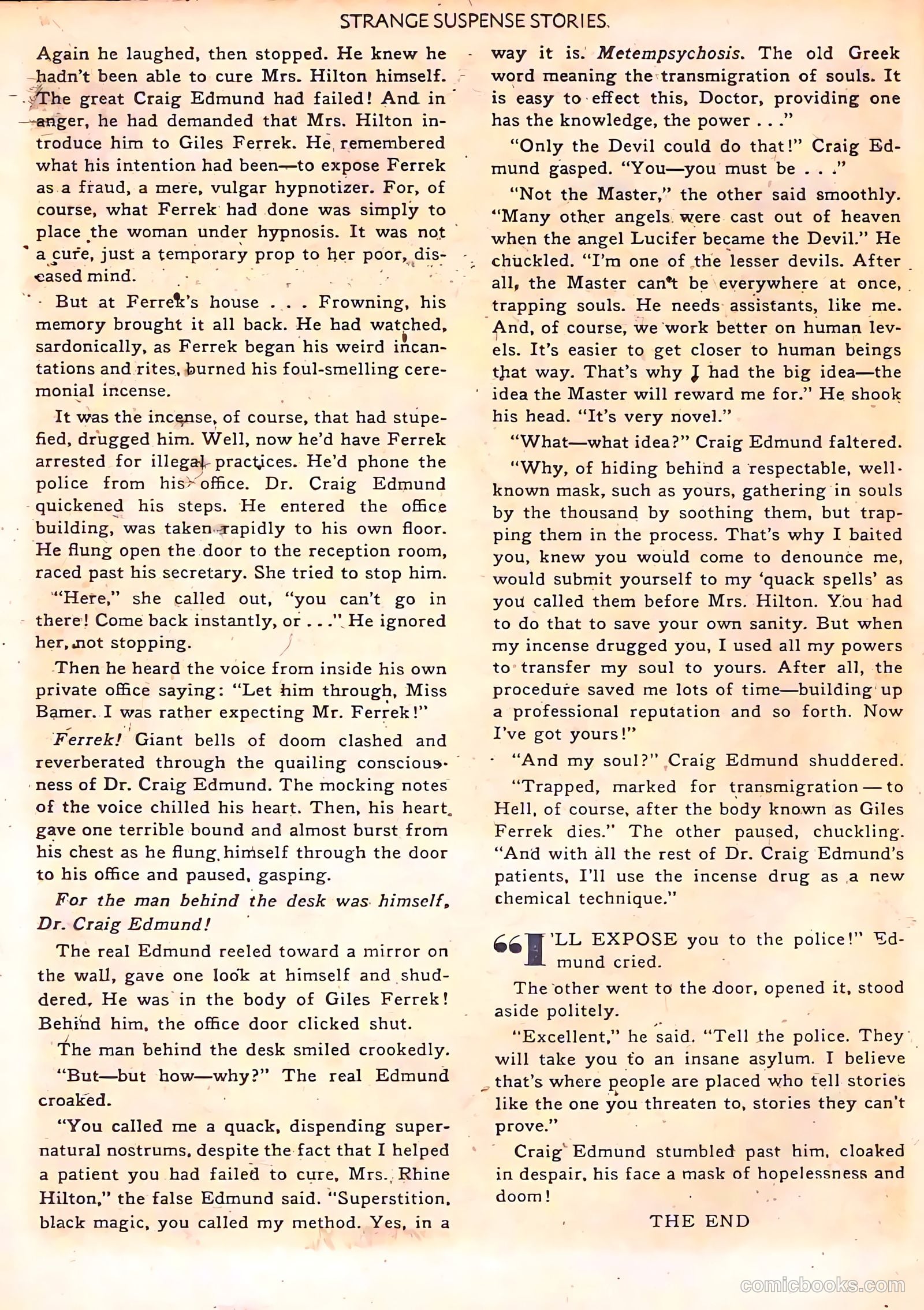 Strange Suspense Stories #2 (1952, Fawcett) — page 24 of 36