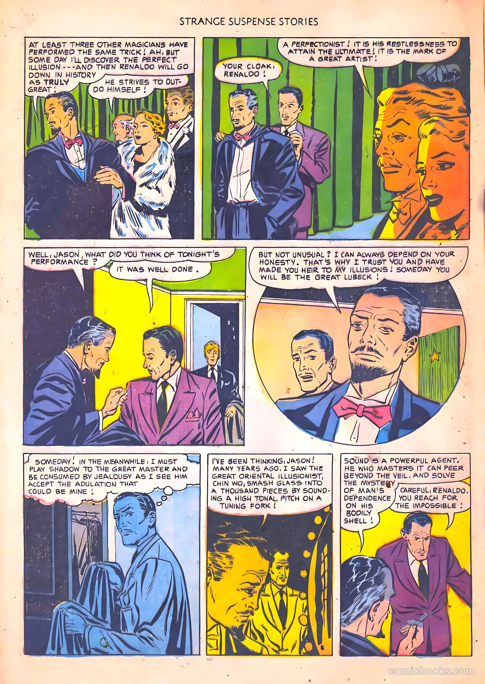 Strange Suspense Stories #4 (1952, Fawcett) — page 16 of 36