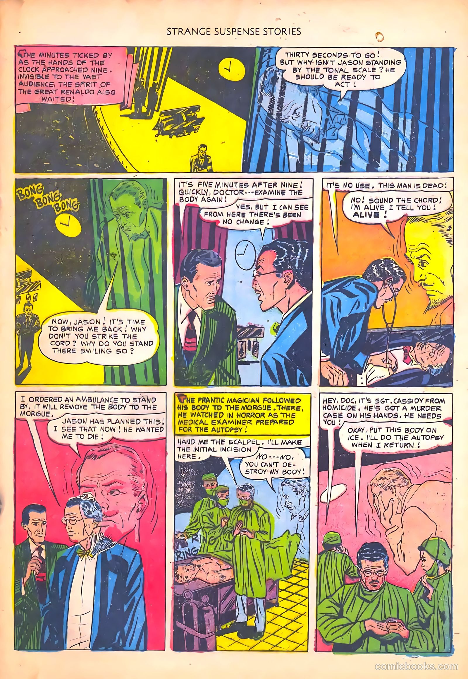 Strange Suspense Stories #4 (1952, Fawcett) — page 21 of 36