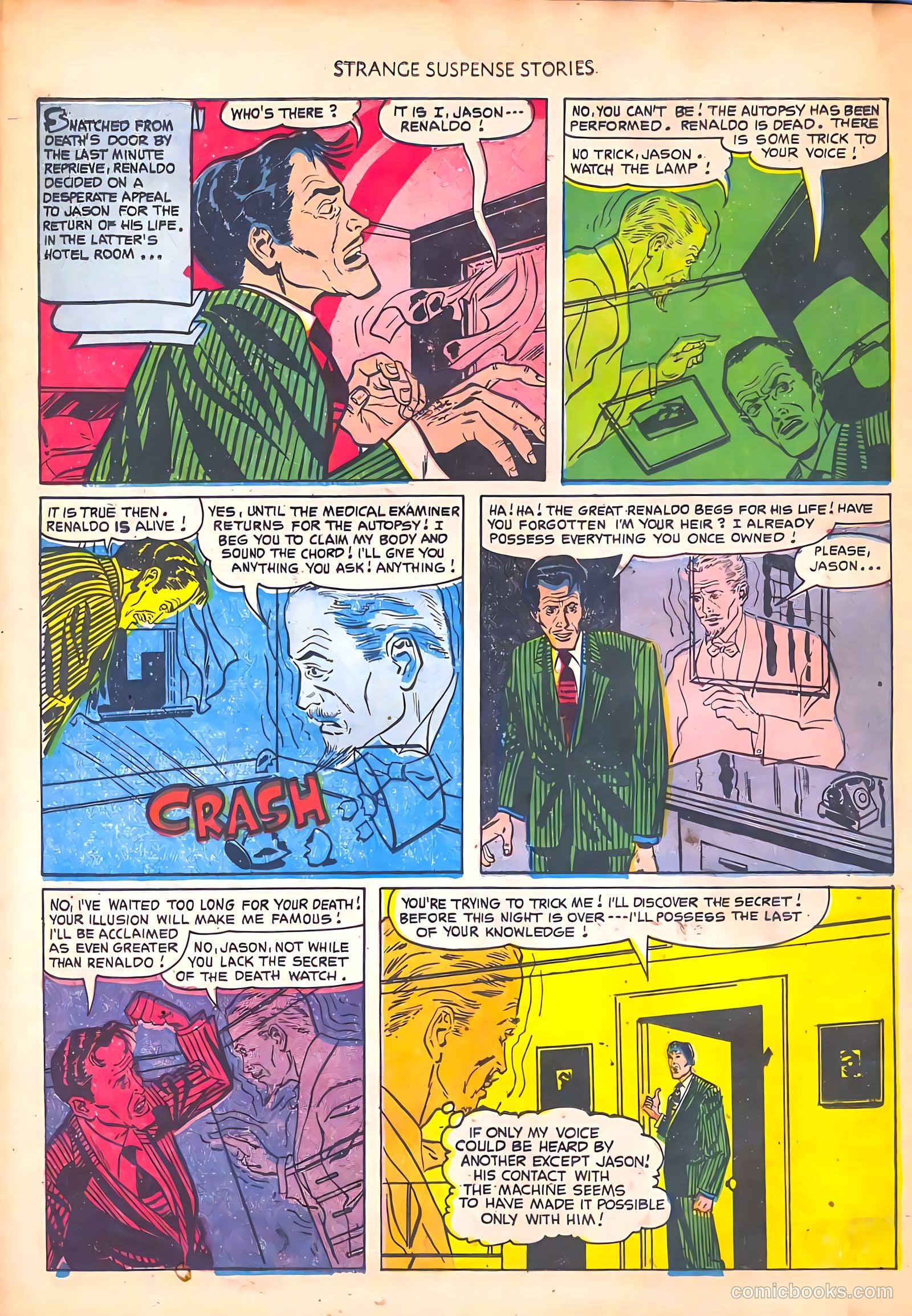 Strange Suspense Stories #4 (1952, Fawcett) — page 22 of 36