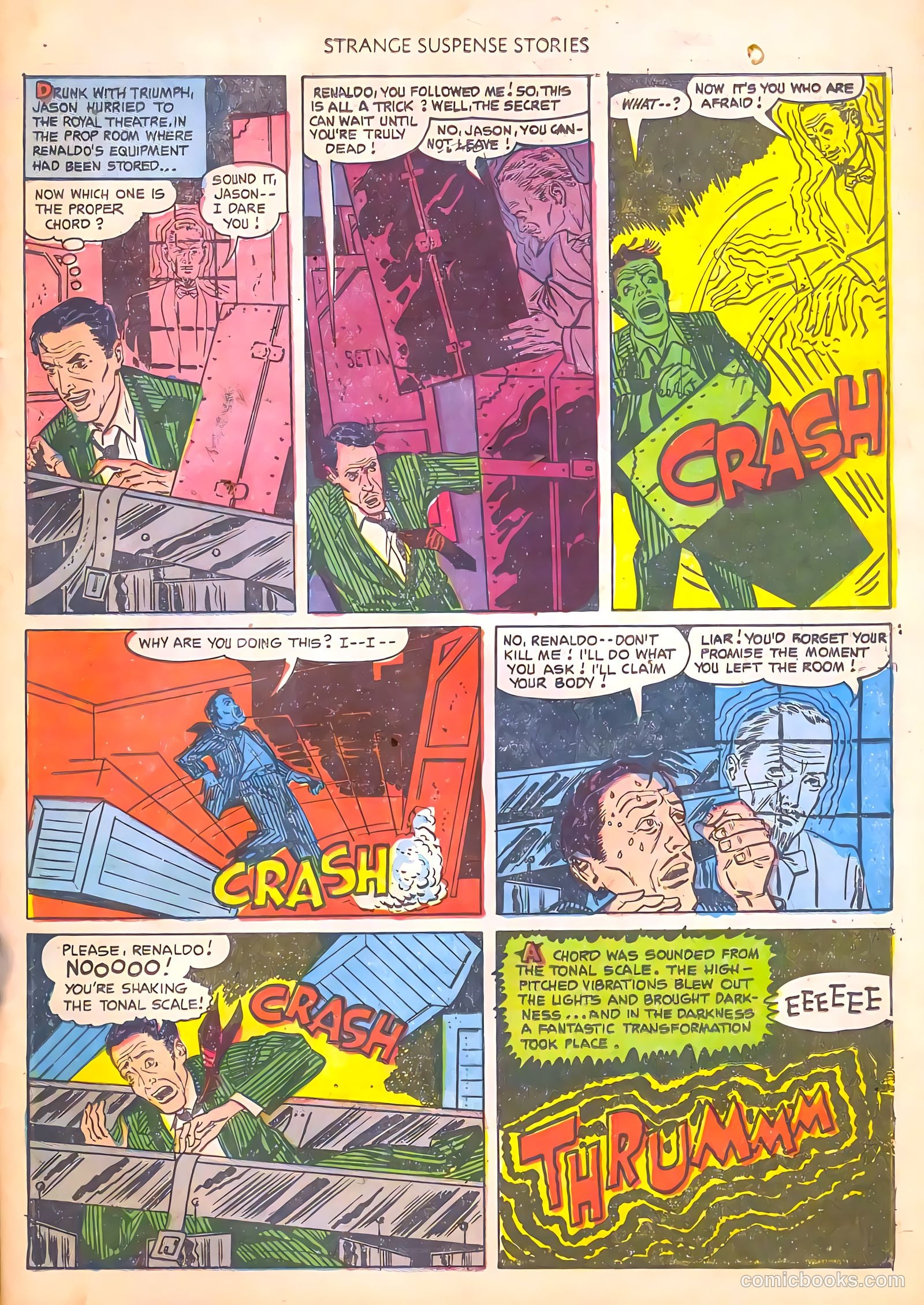 Strange Suspense Stories #4 (1952, Fawcett) — page 23 of 36