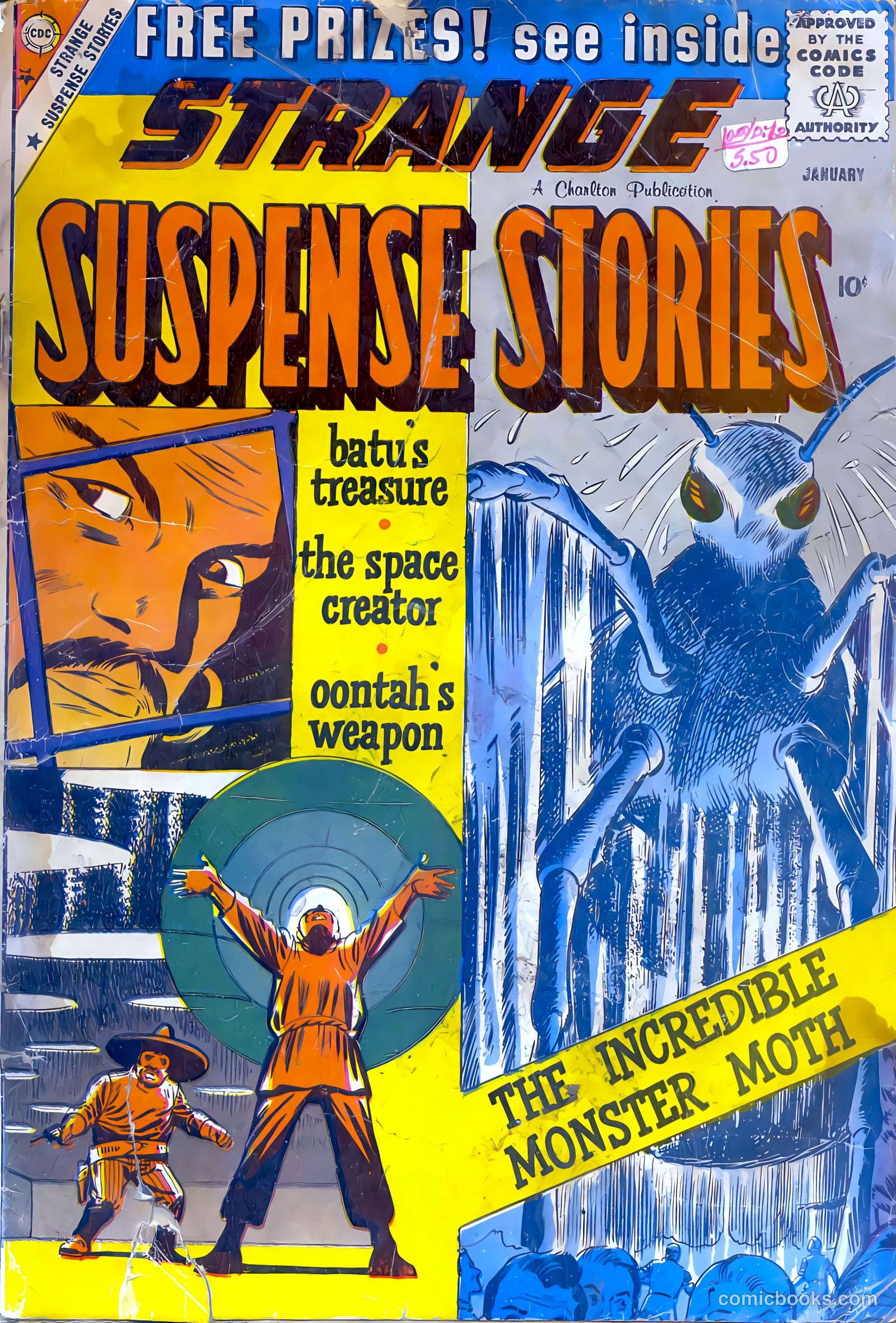 Strange Suspense Stories #45 cover