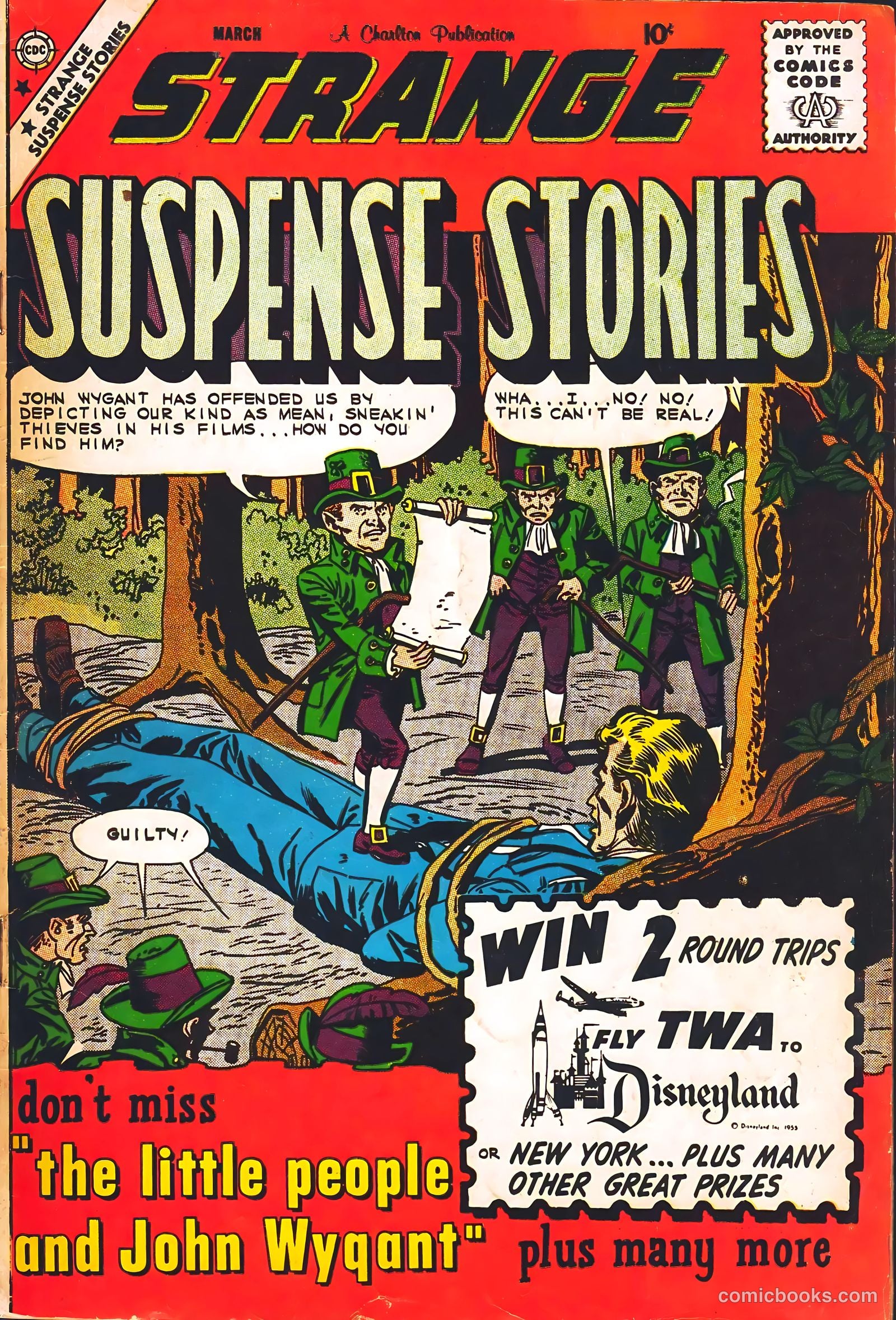 Strange Suspense Stories #46 cover