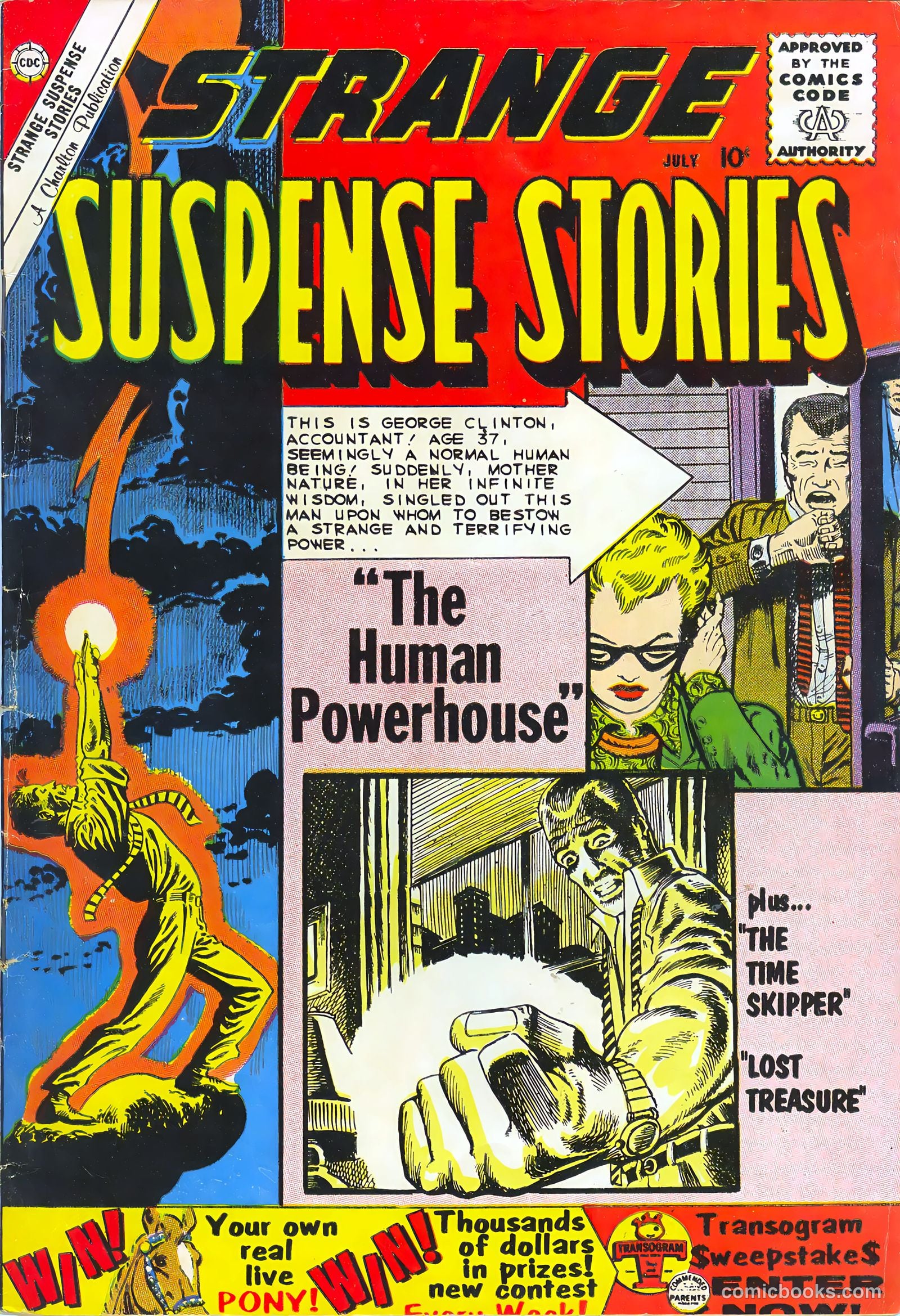 Strange Suspense Stories #48 cover