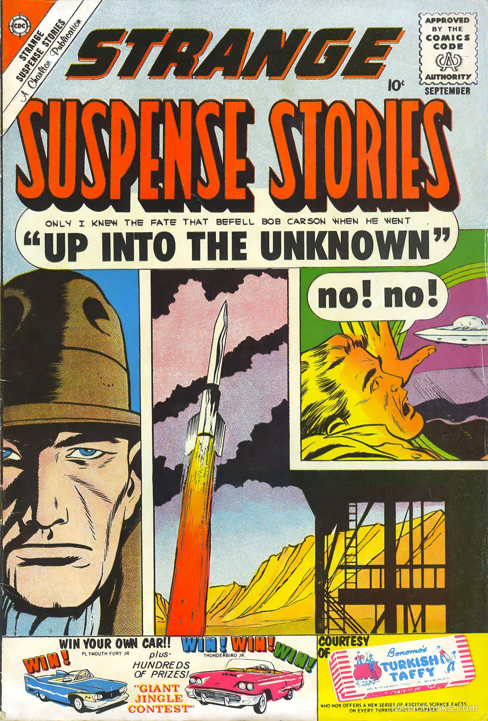 Strange Suspense Stories #49 cover
