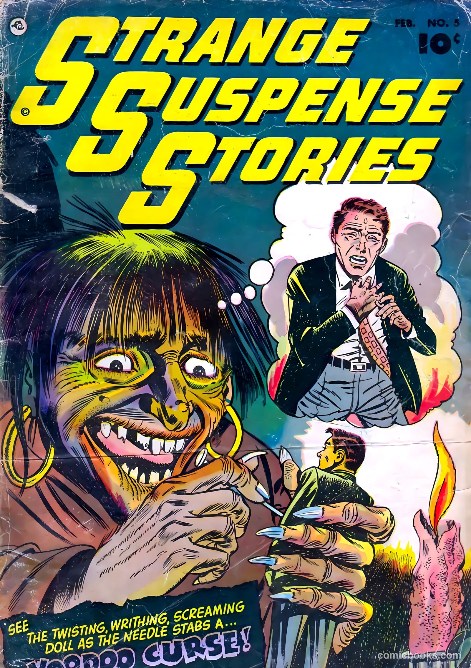 Strange Suspense Stories #5 (1953, Fawcett) — page 1 of 36