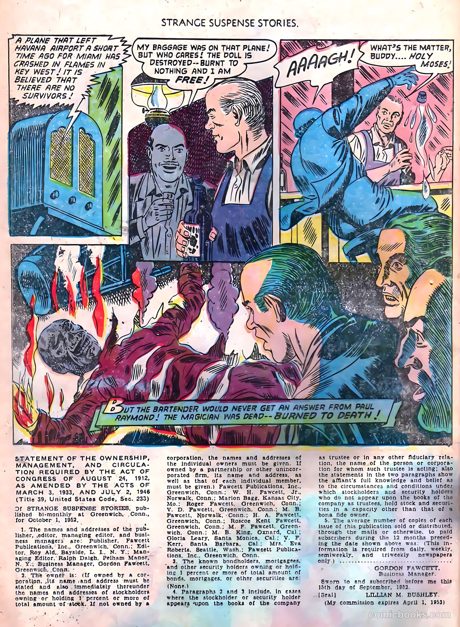 Strange Suspense Stories #5 (1953, Fawcett) — page 22 of 36