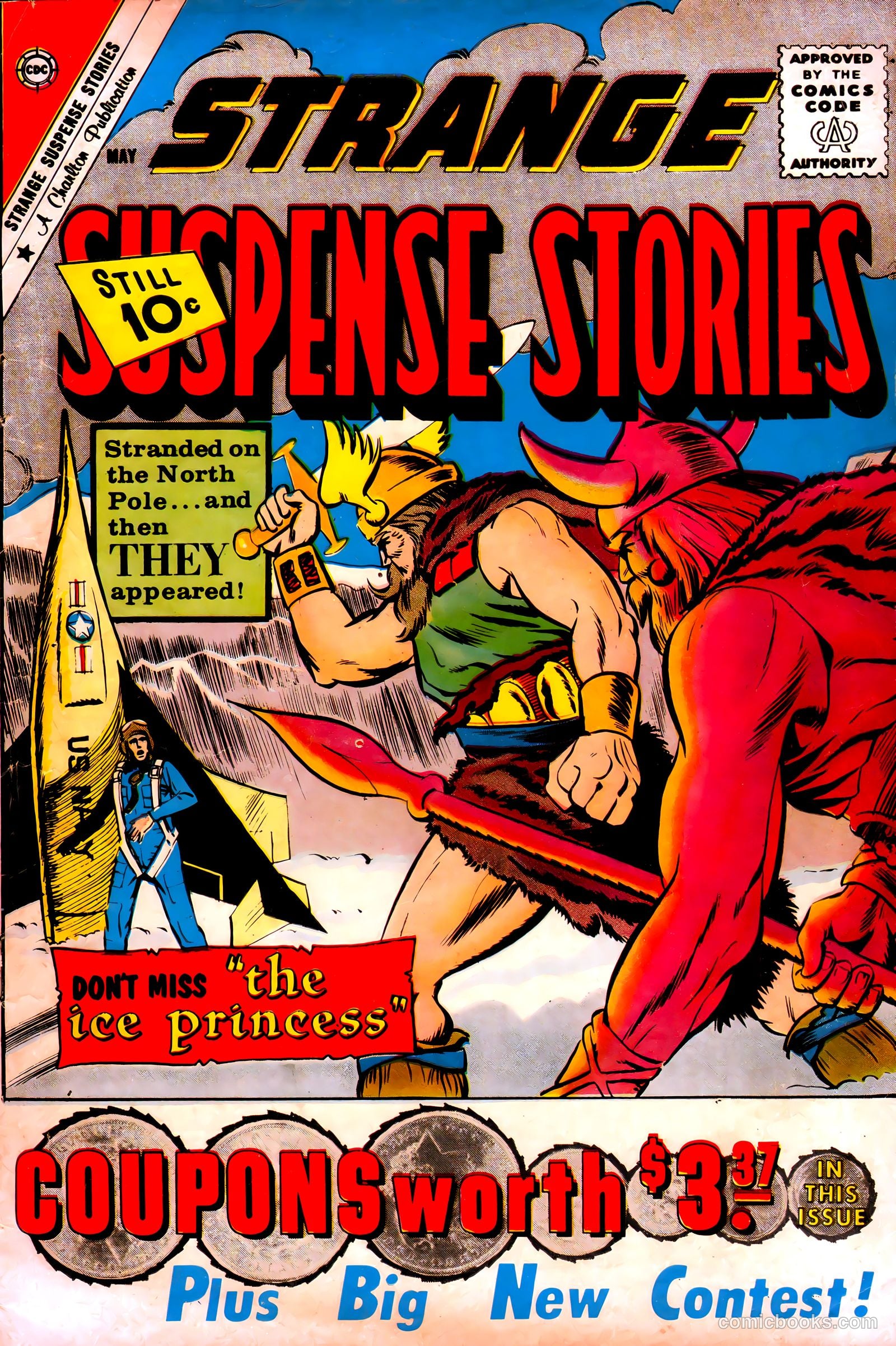 Strange Suspense Stories #53 cover