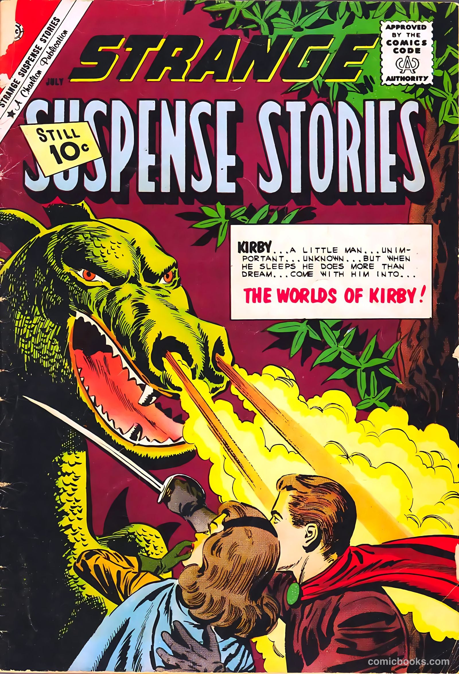Strange Suspense Stories #54 cover