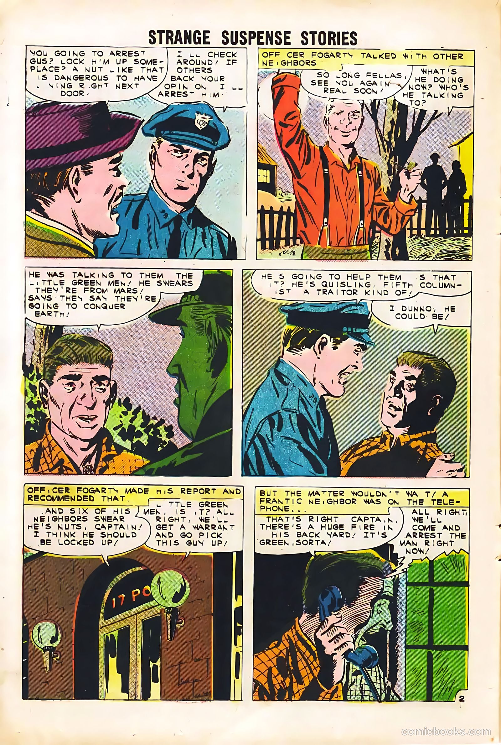 Strange Suspense Stories #56 (1961) — page 16
