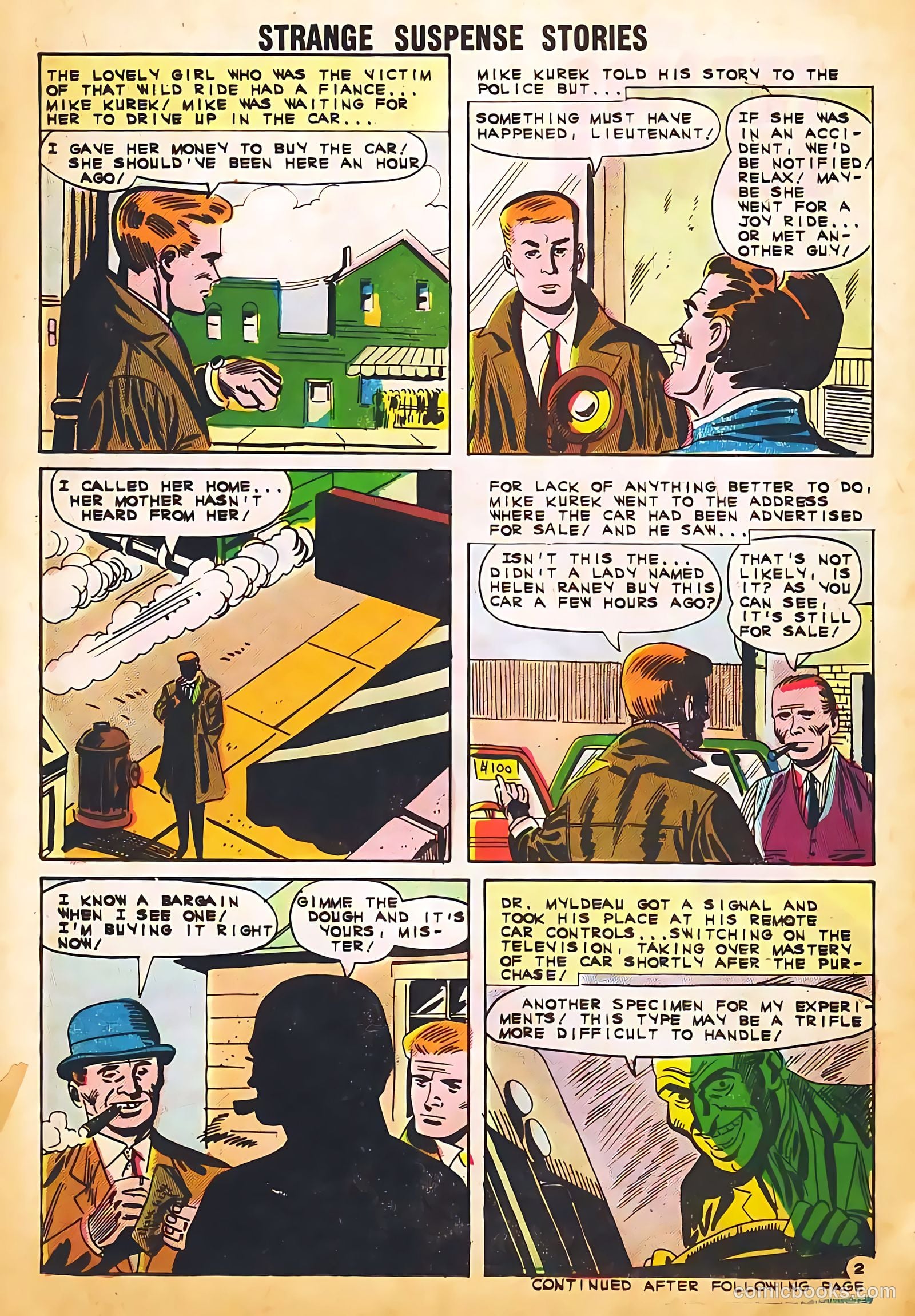 Strange Suspense Stories #60 (1962) — page 14