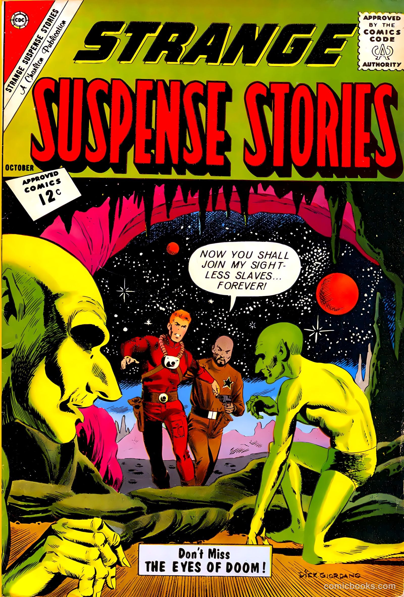 Strange Suspense Stories #61 cover