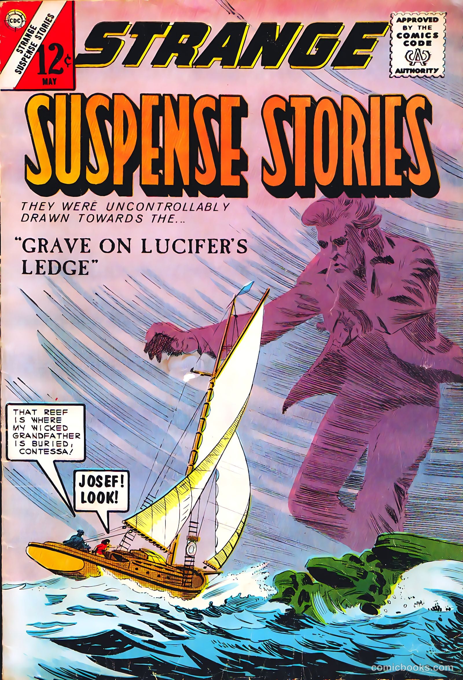 Strange Suspense Stories #70 cover