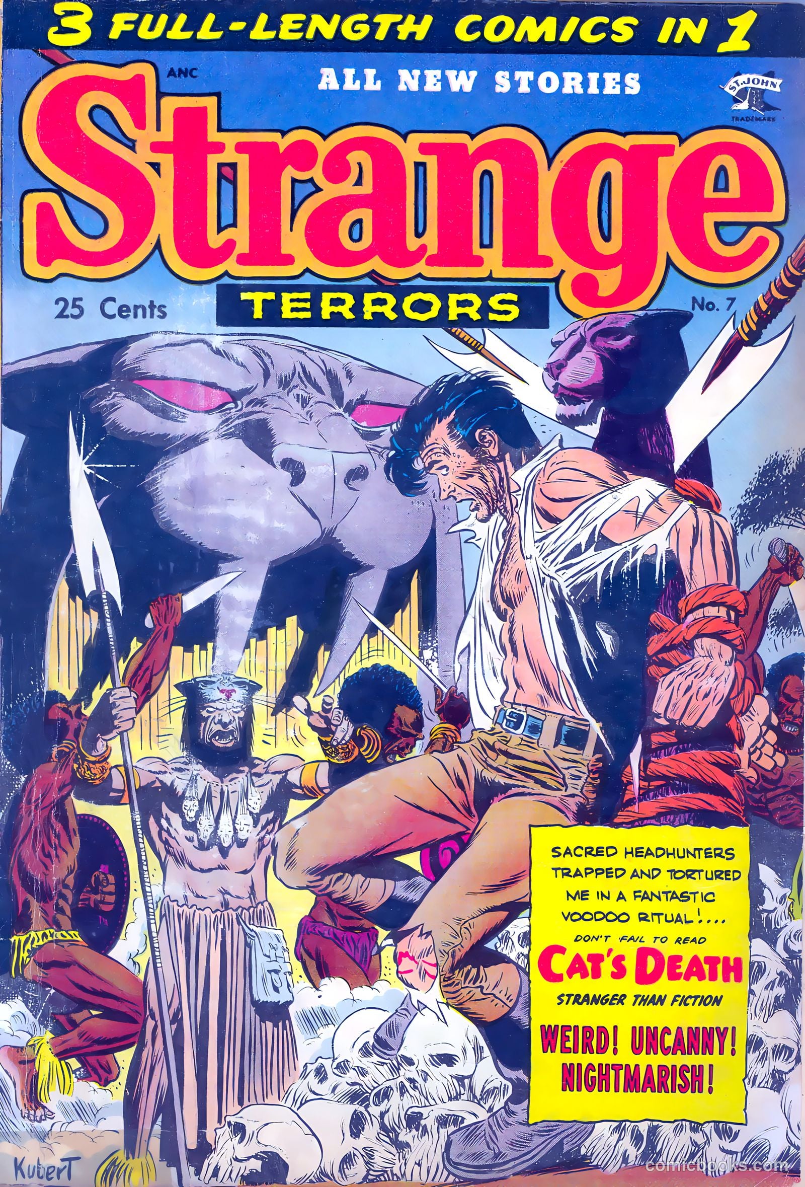 Strange Terrors #7 cover
