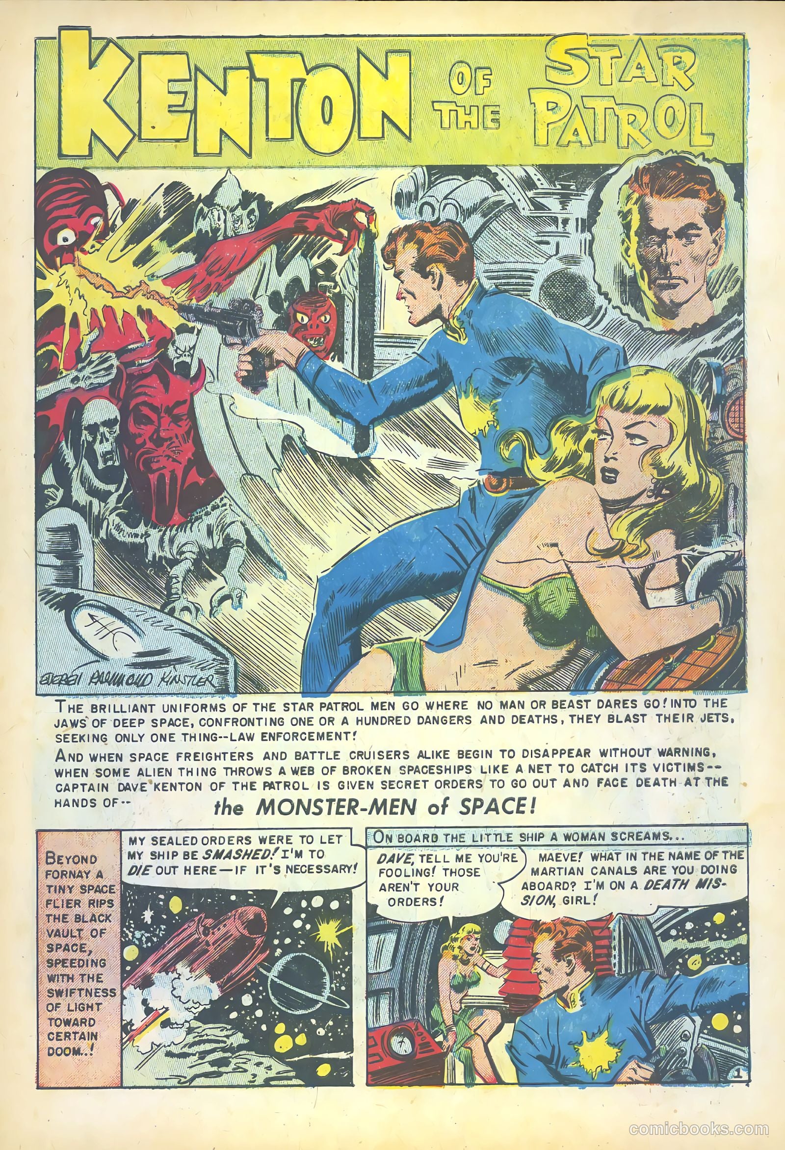 Strange Worlds #6 (1952) — page 3 of 36