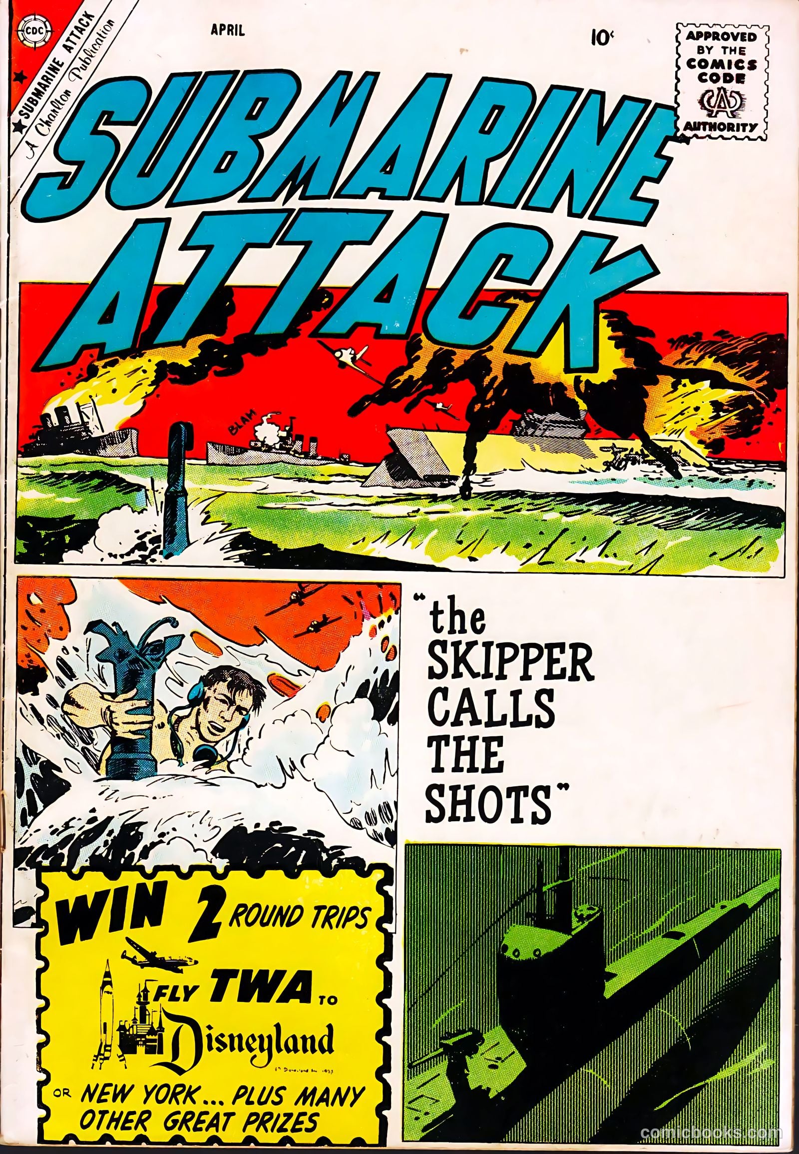 Submarine Attack #21 cover