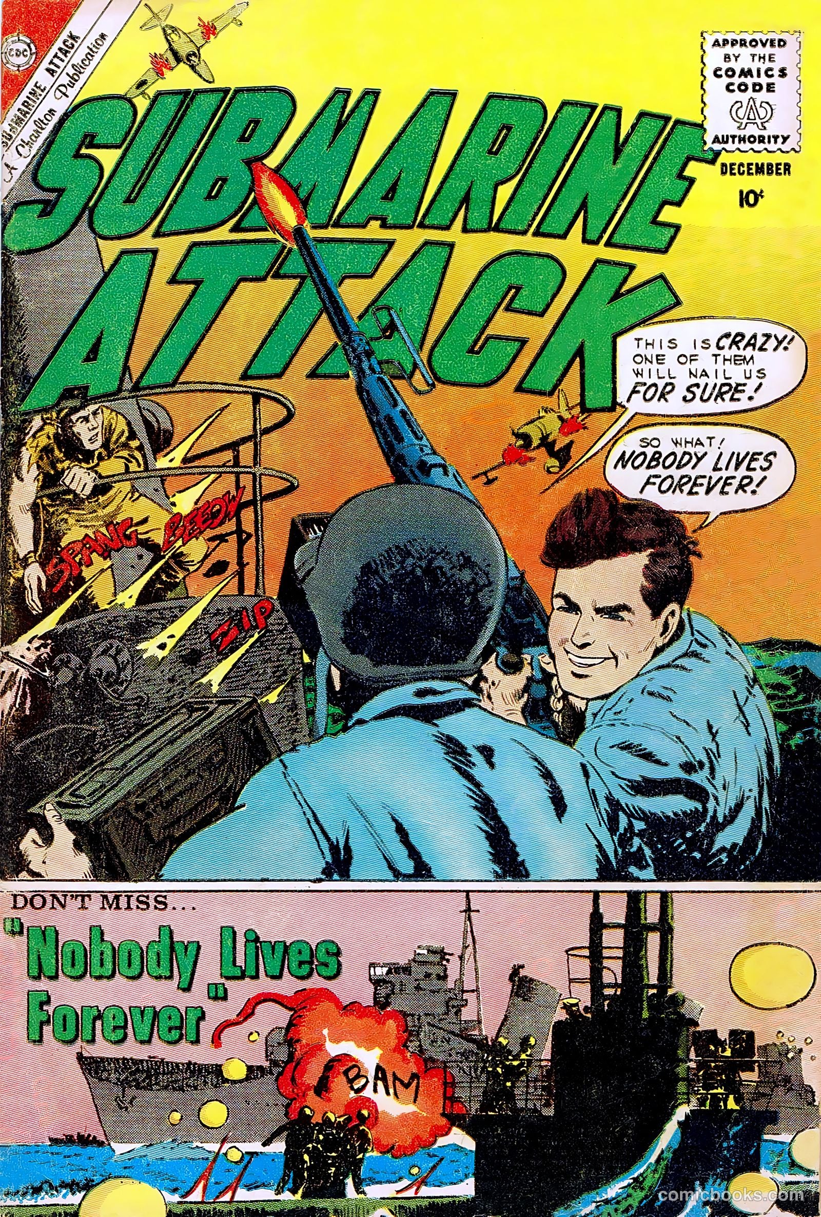 Submarine Attack #25 cover