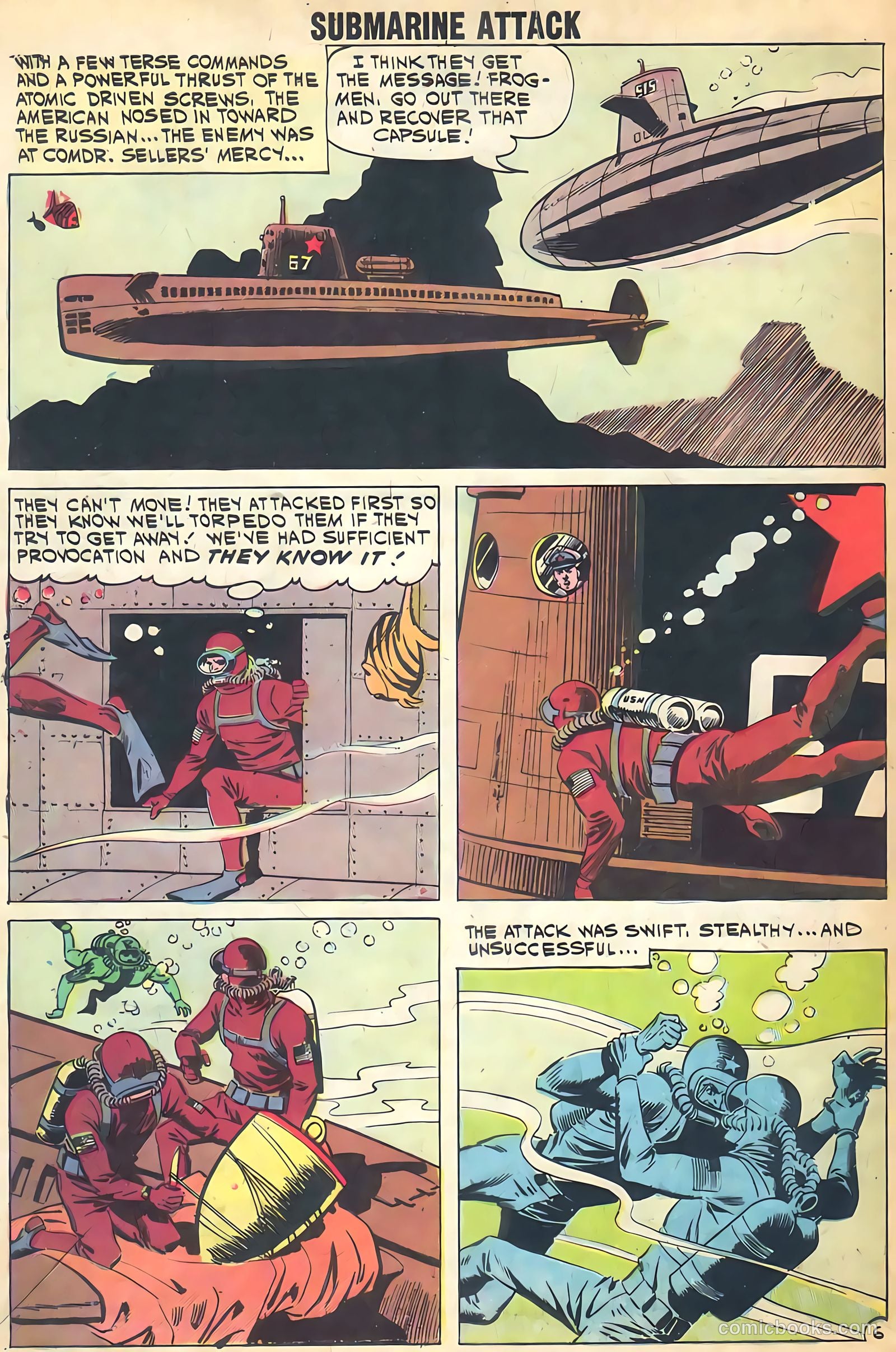 Submarine Attack #28 (1961) — page 32