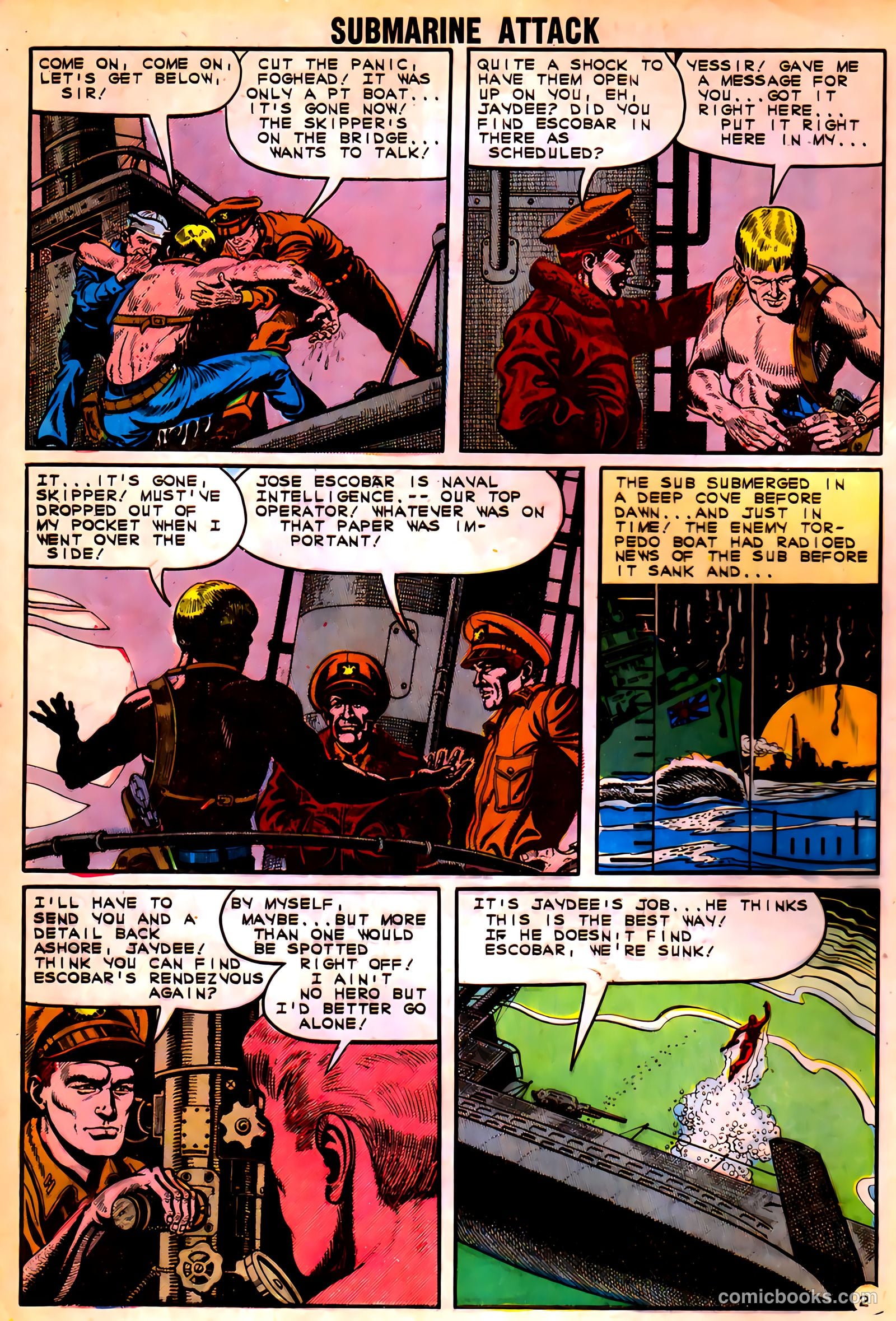 Submarine Attack #36 (1962) — page 4