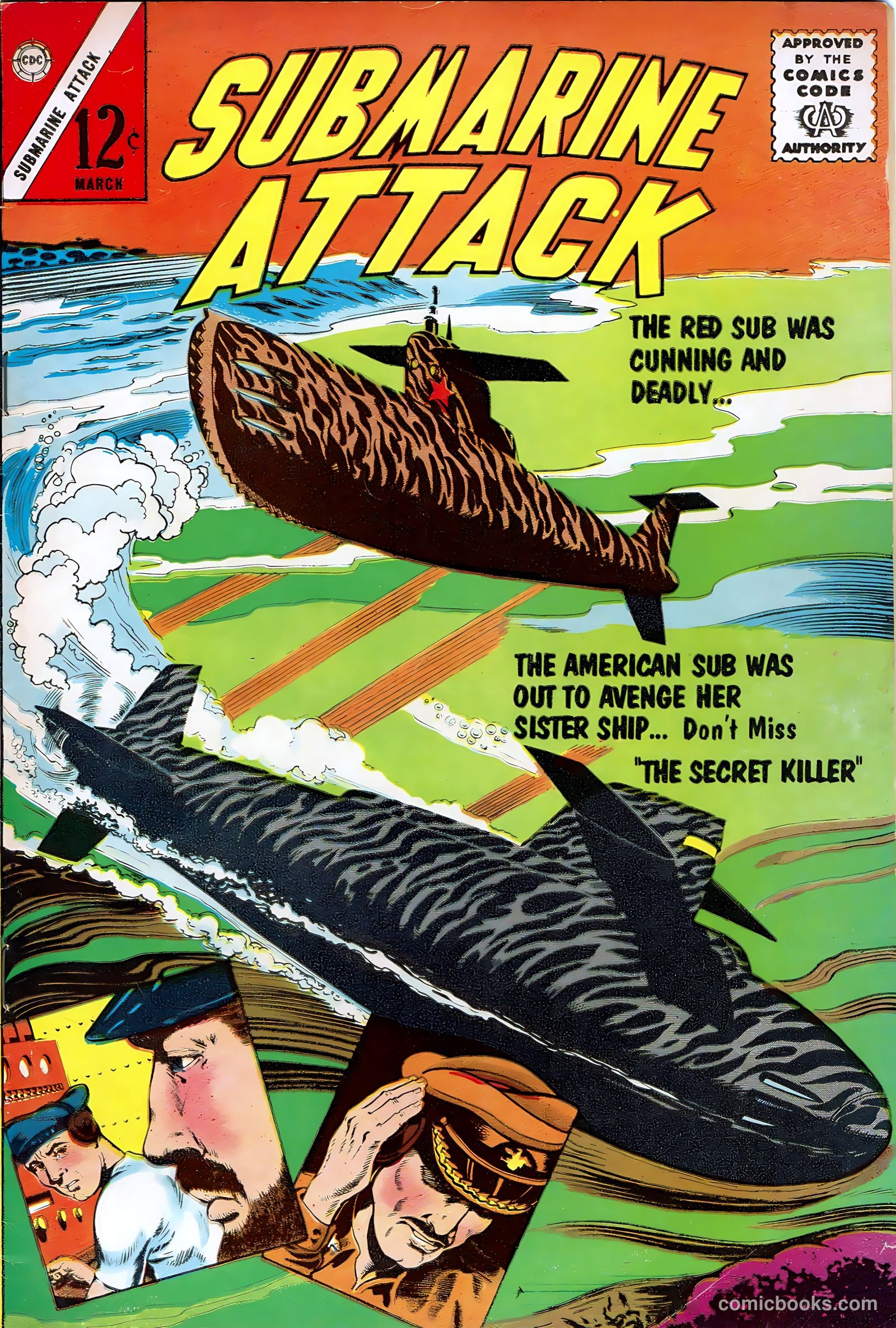 Submarine Attack #38 cover