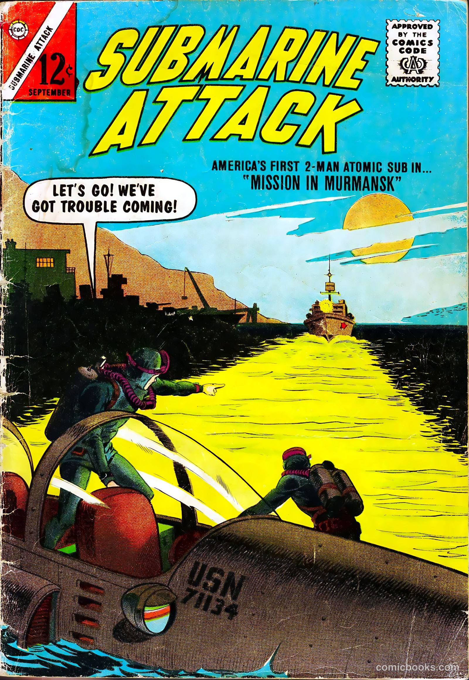 Submarine Attack #41 cover
