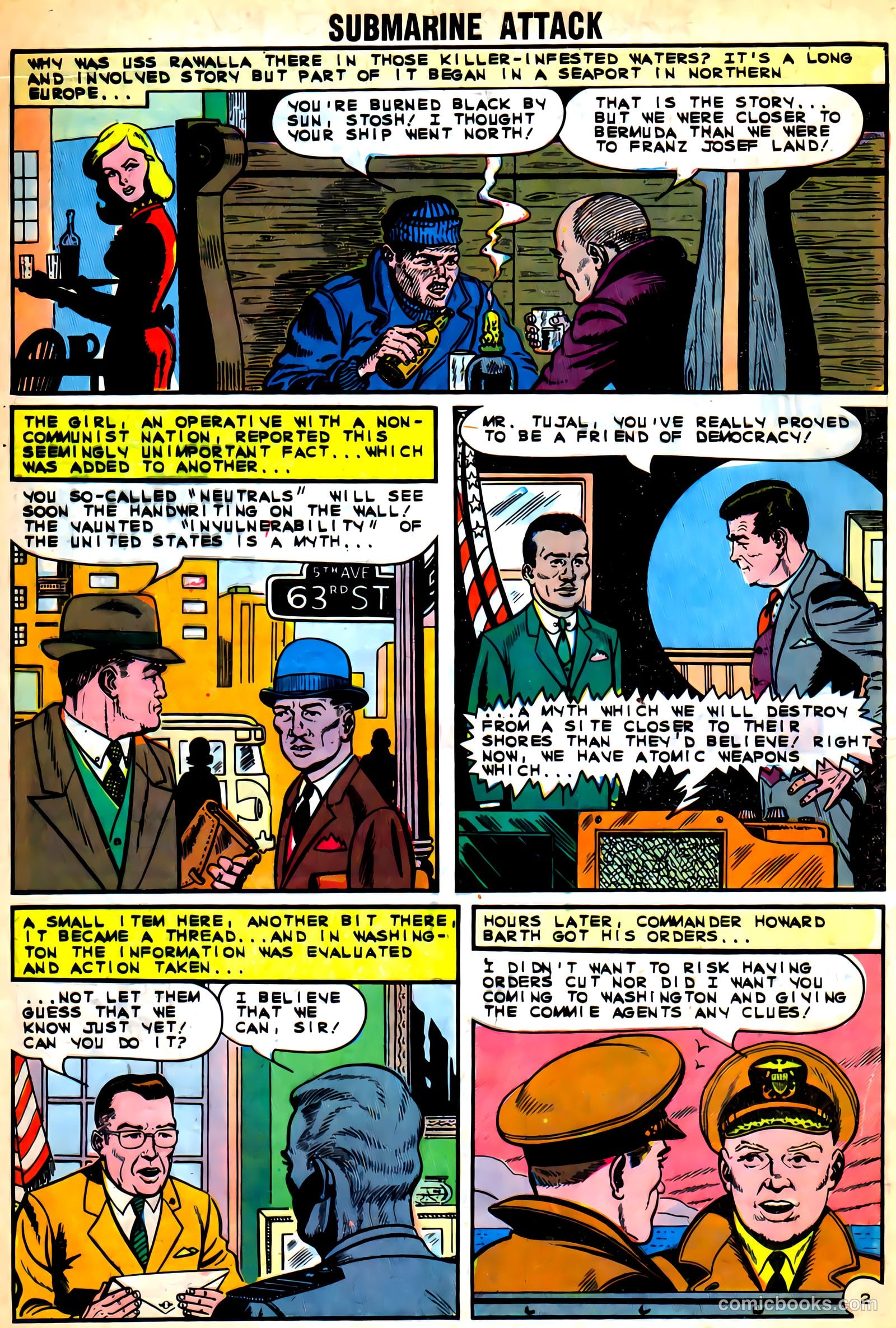 Submarine Attack #42 (1968) — page 16