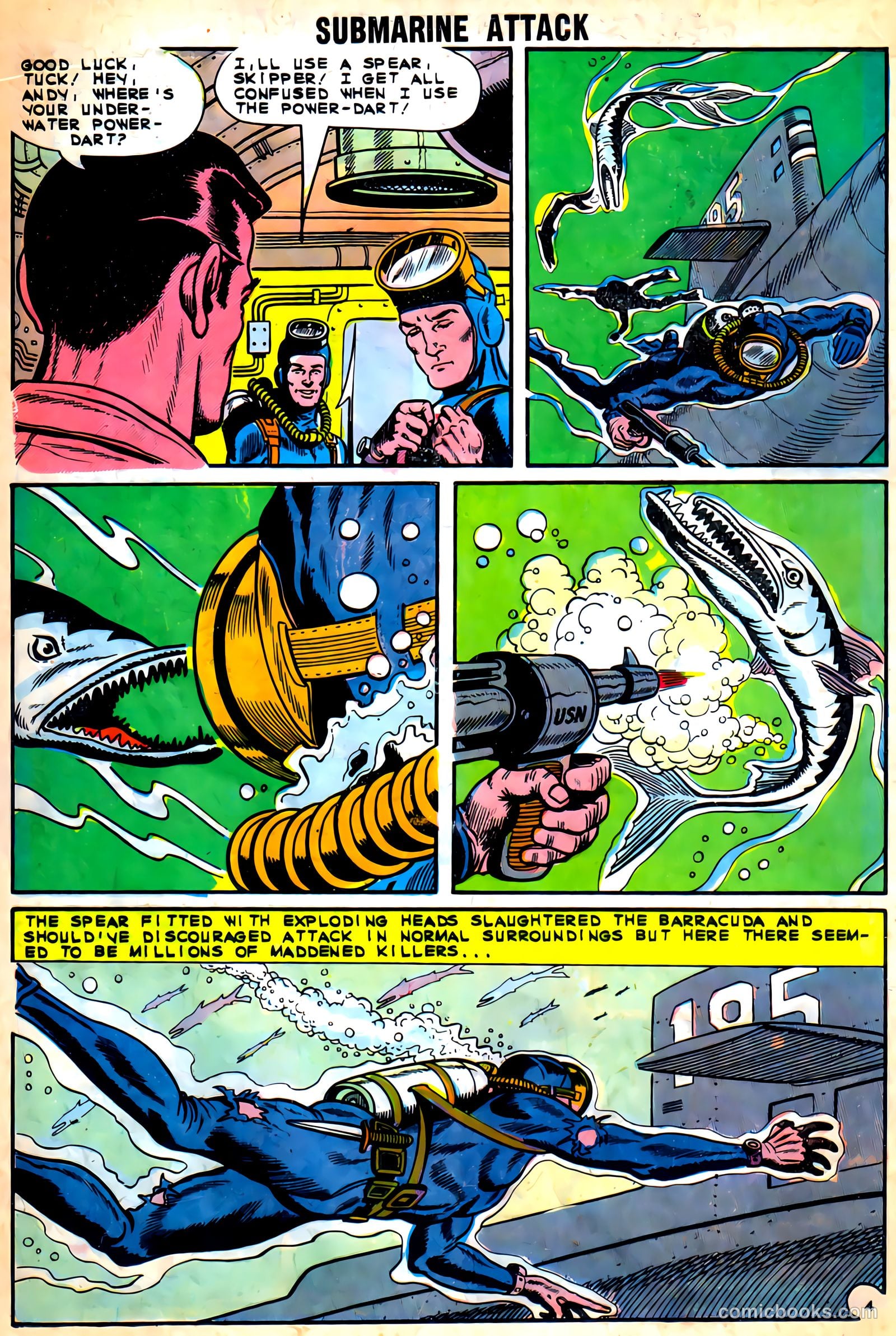 Submarine Attack #42 (1968) — page 18