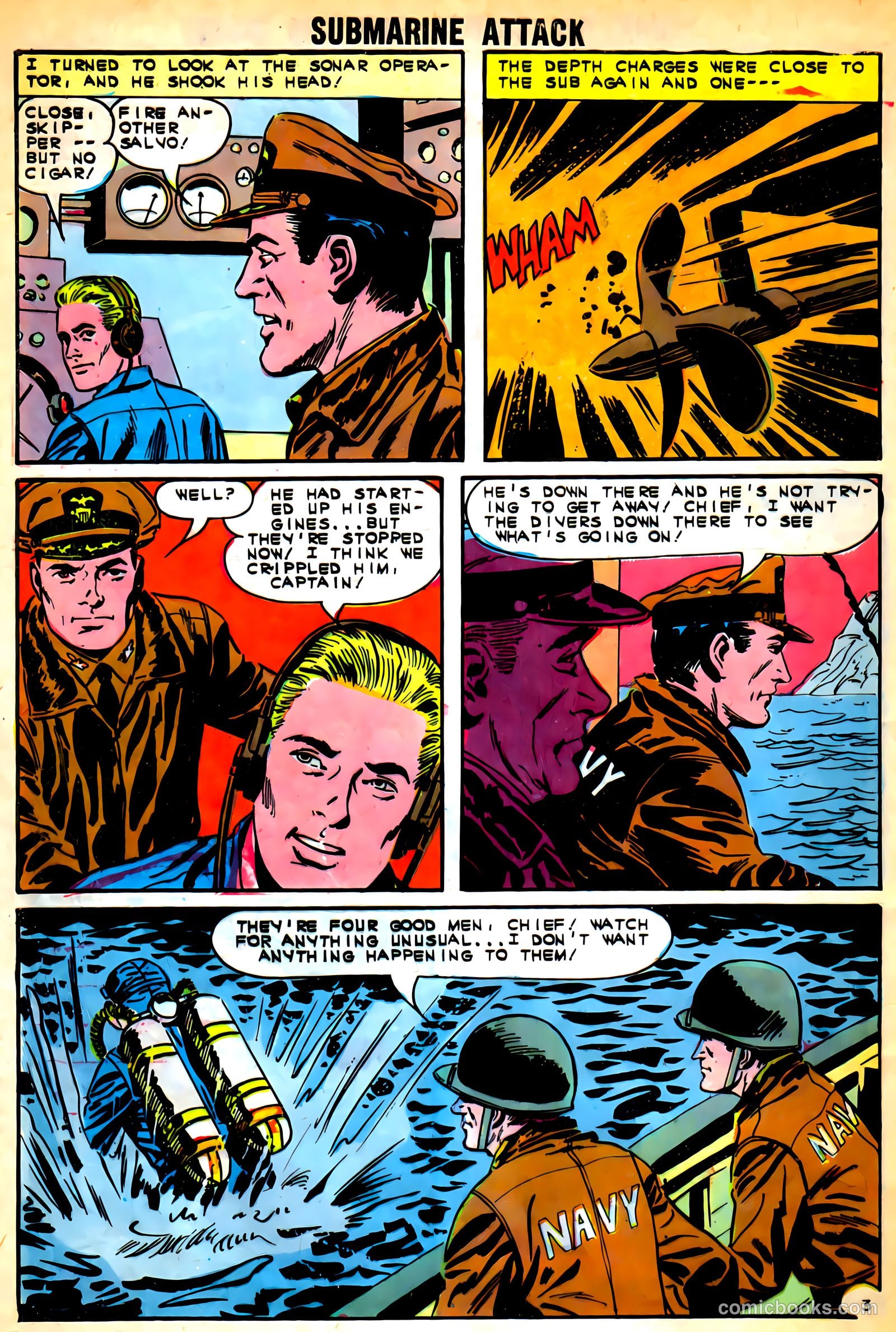 Submarine Attack #42 (1968) — page 28