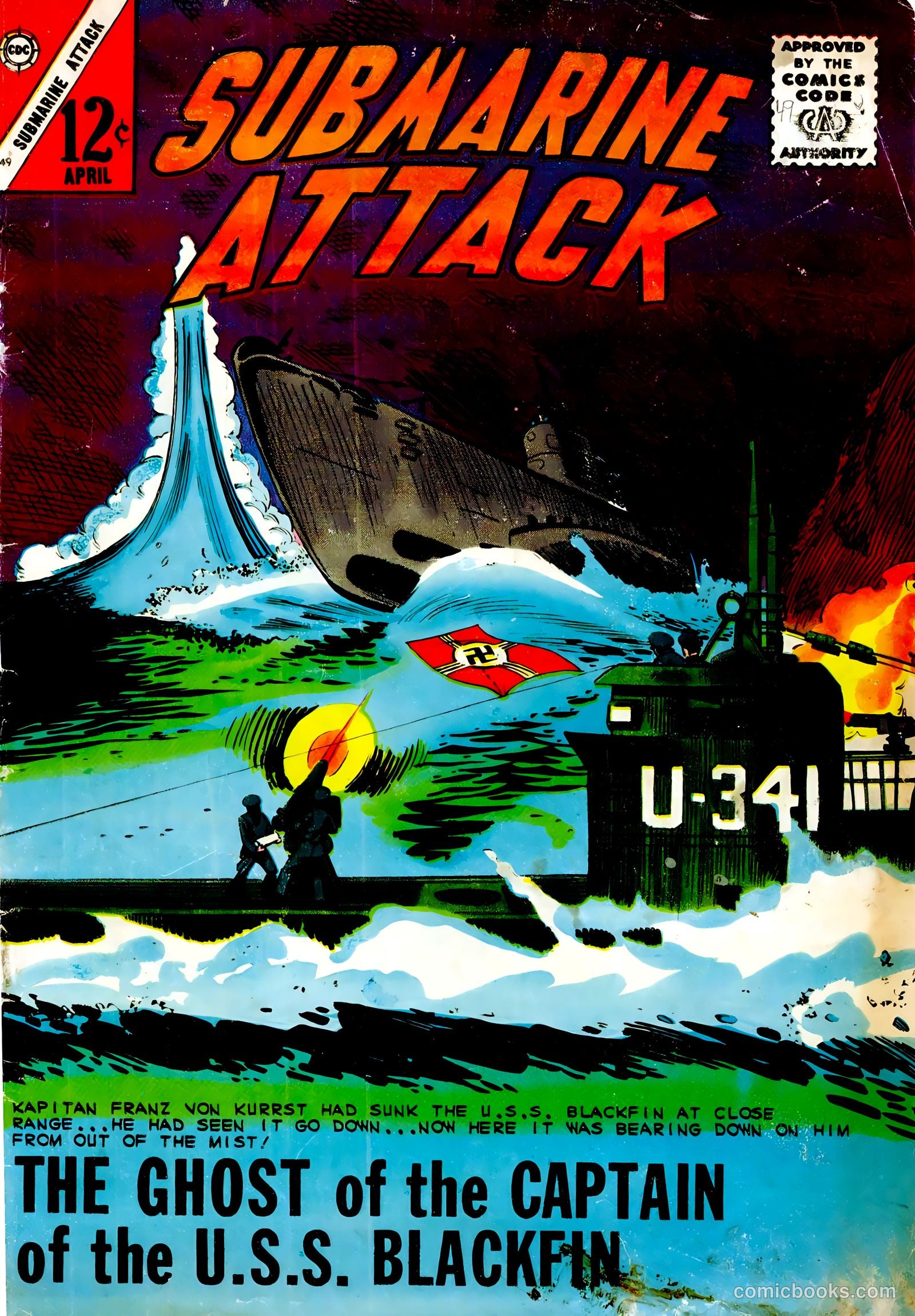 Submarine Attack #49 cover